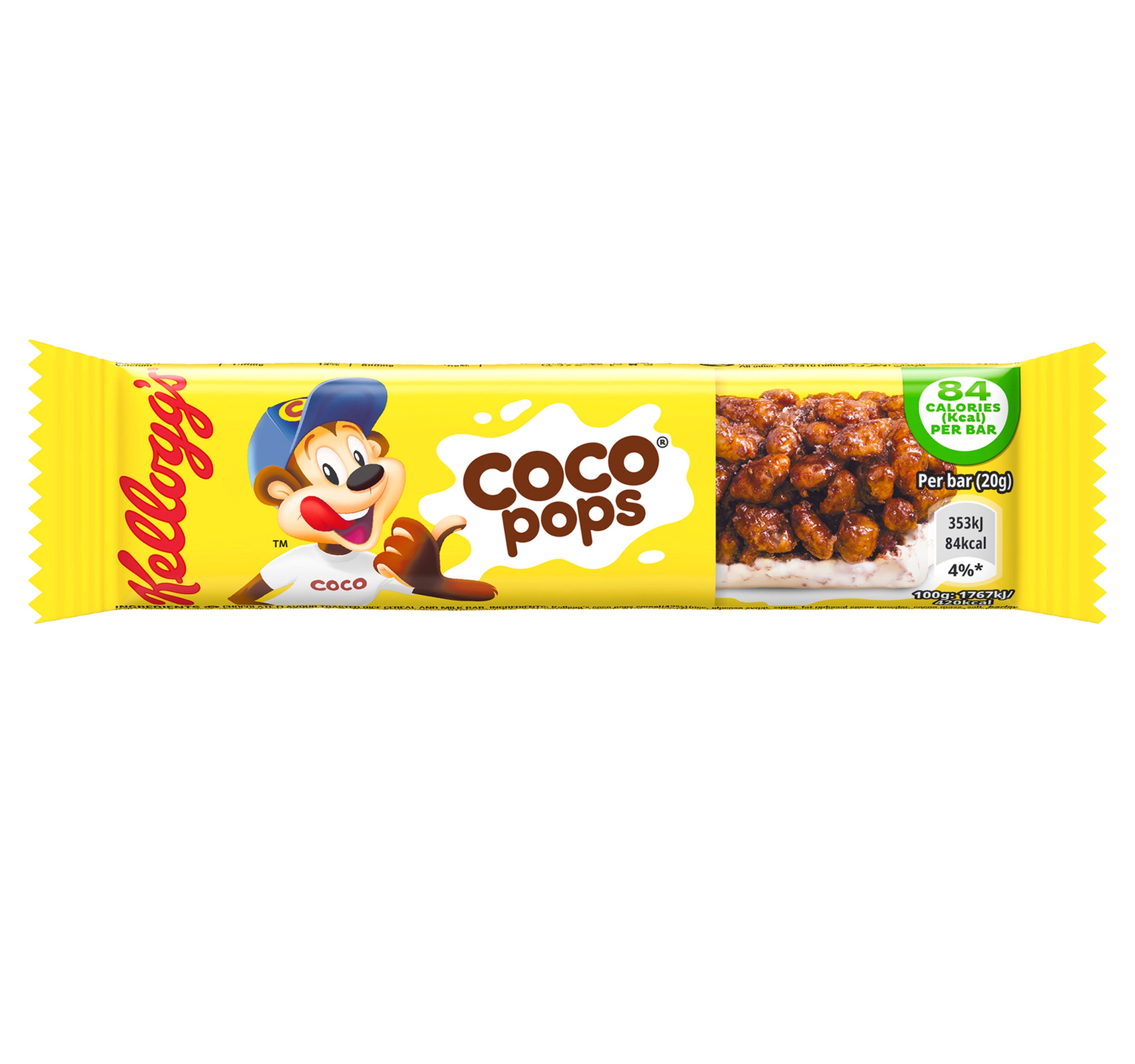 Kellogg's Coco Pops Snack Bar 6 x 20 g