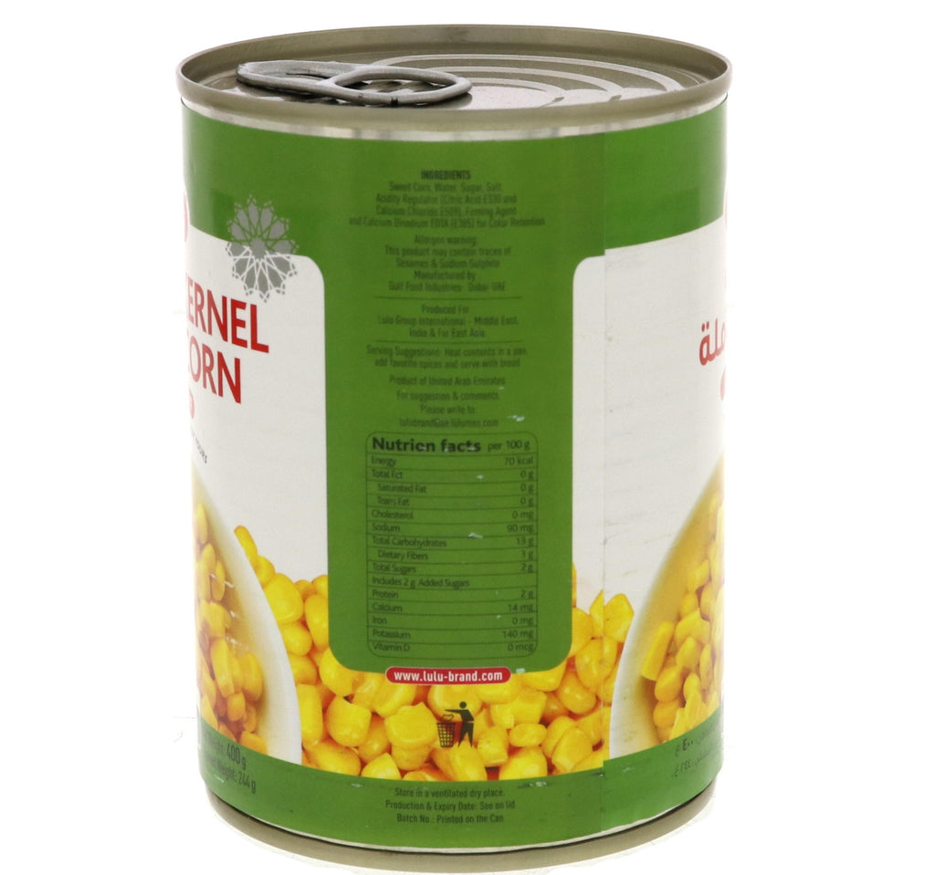 LuLu Whole Kernel Sweet Corn 400 g