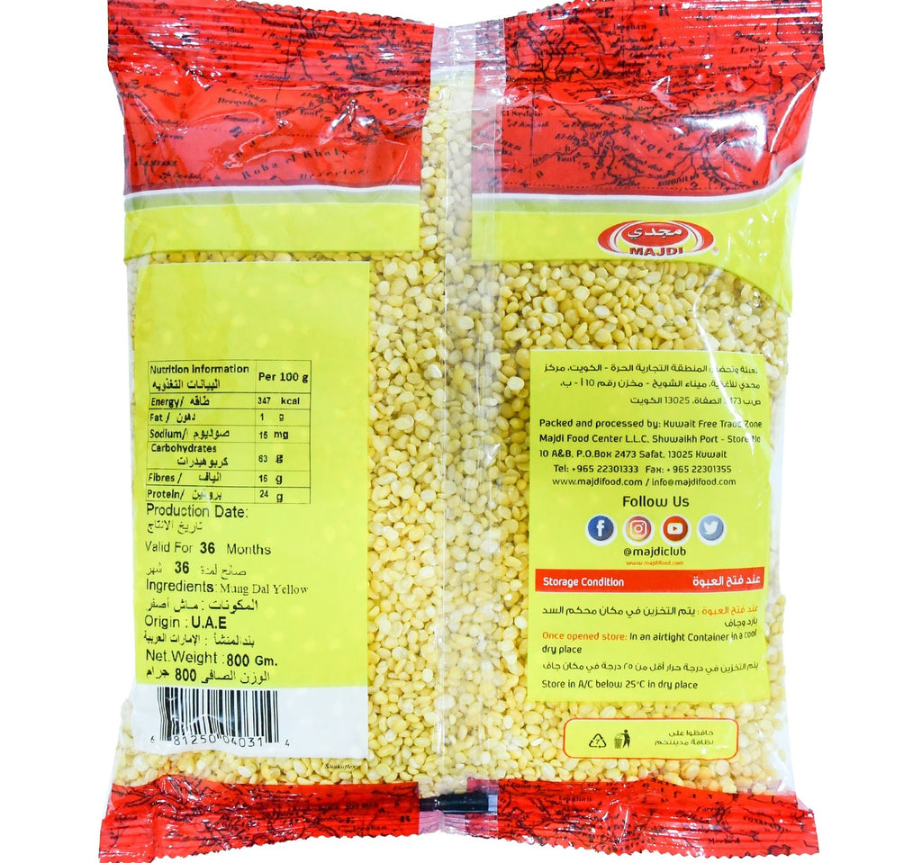 Majdi Mung Dal Yellow 800 g