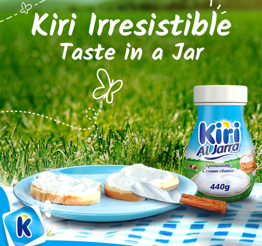 Kiri Al Jarra Spreadable Cream Cheese Jar 440 g