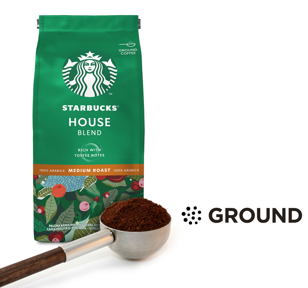 Starbucks House Blend Medium Roast Ground Coffee 200 g