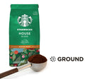 Starbucks House Blend Medium Roast Ground Coffee 200 g