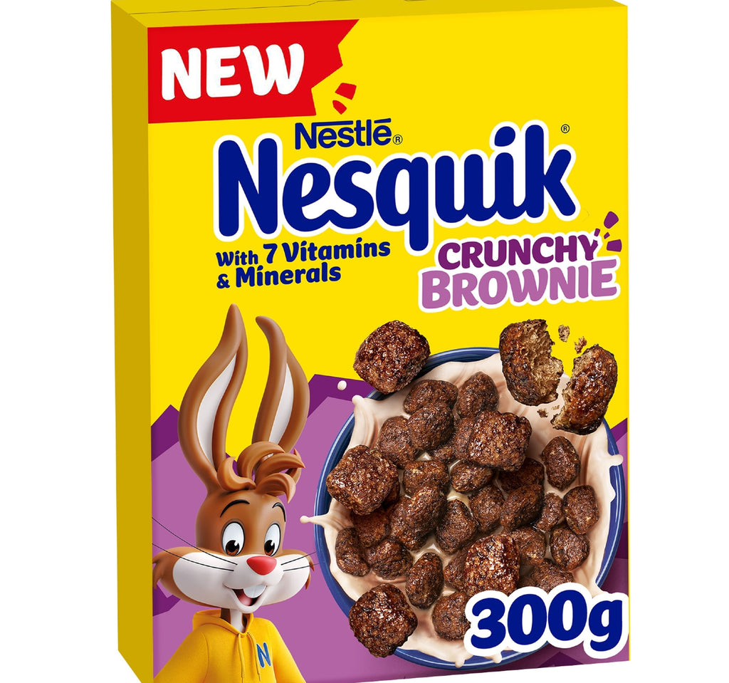 Nestle Nesquik Crunchy Brownie Breakfast Cereal 300 g