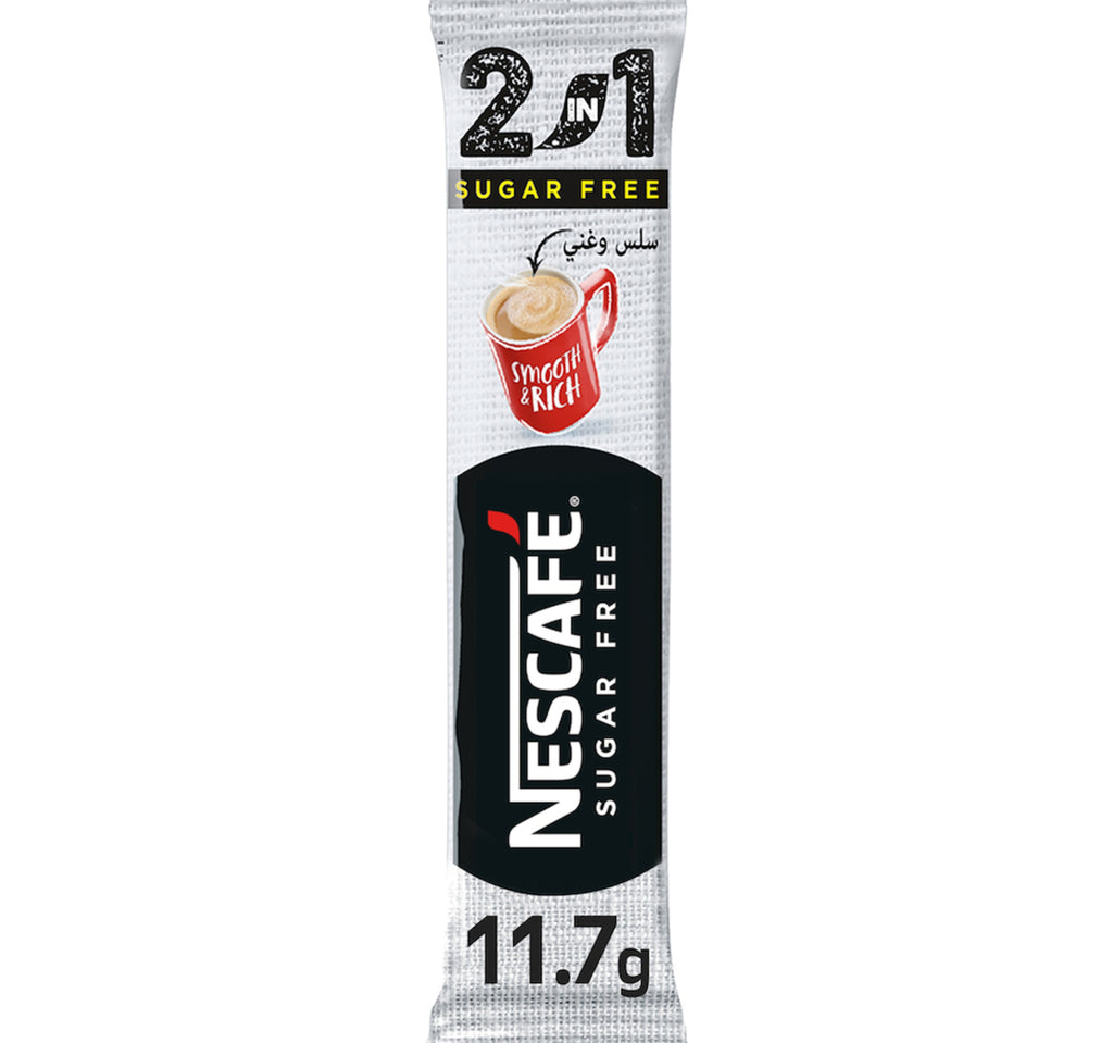 Nescafe 2in1 Smooth & Rich Coffee Mix Sugar Free 20 x 11.7 g
