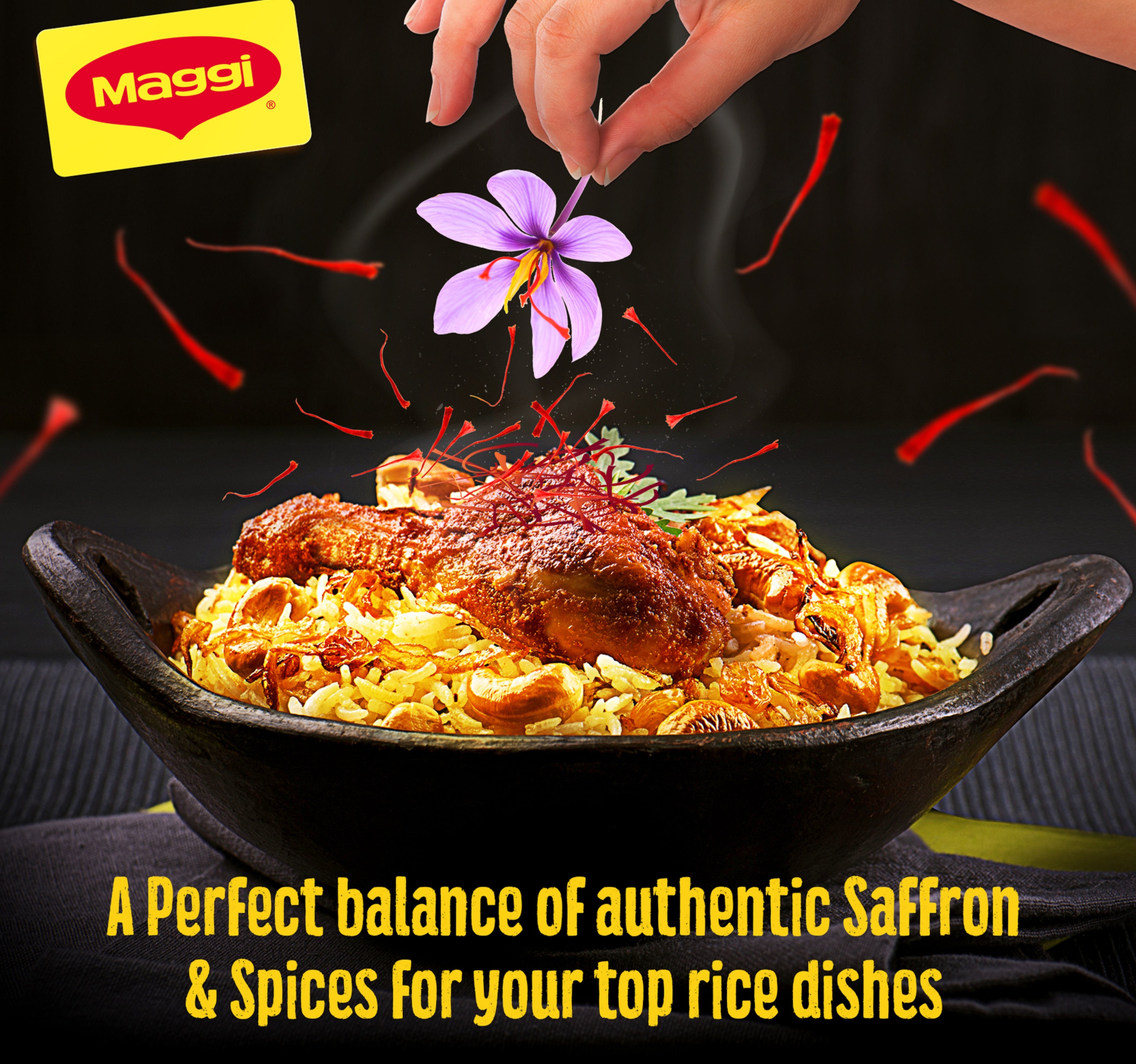 Maggi Saffron Stock Cube 20 g