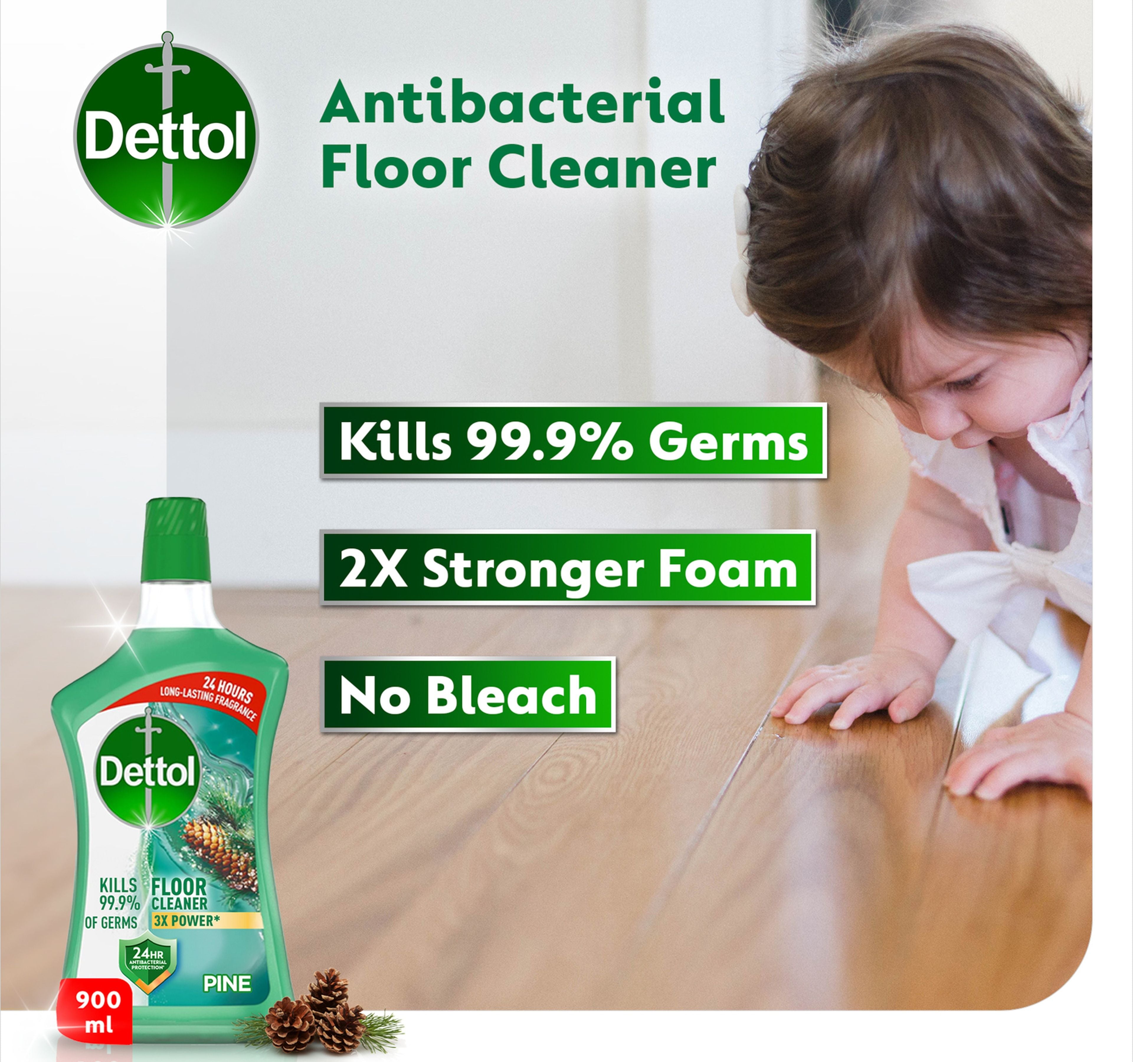 Dettol Anti-Bacterial Floor Cleaner Pine Scent 900 ml