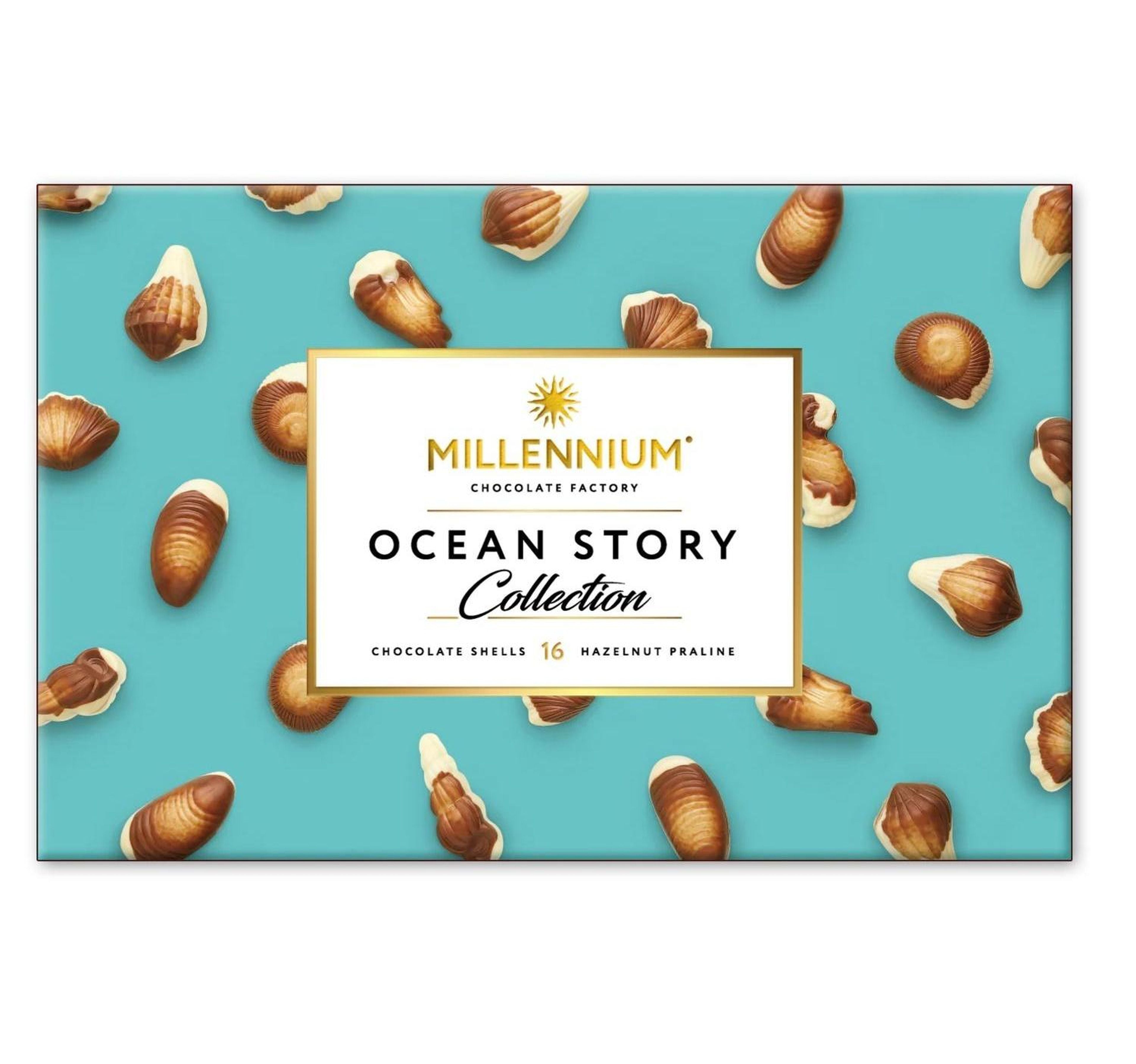 Millennium-Ocean-Story-Collection-Chocolate-Shells-Hazelnut-Praline-170-g
