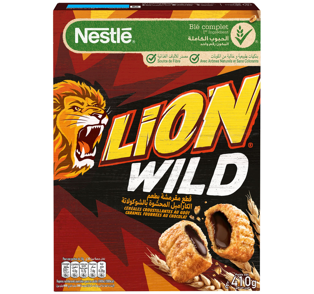 Nestle Lion Wild Cereal Caramel & Chocolate 410 g