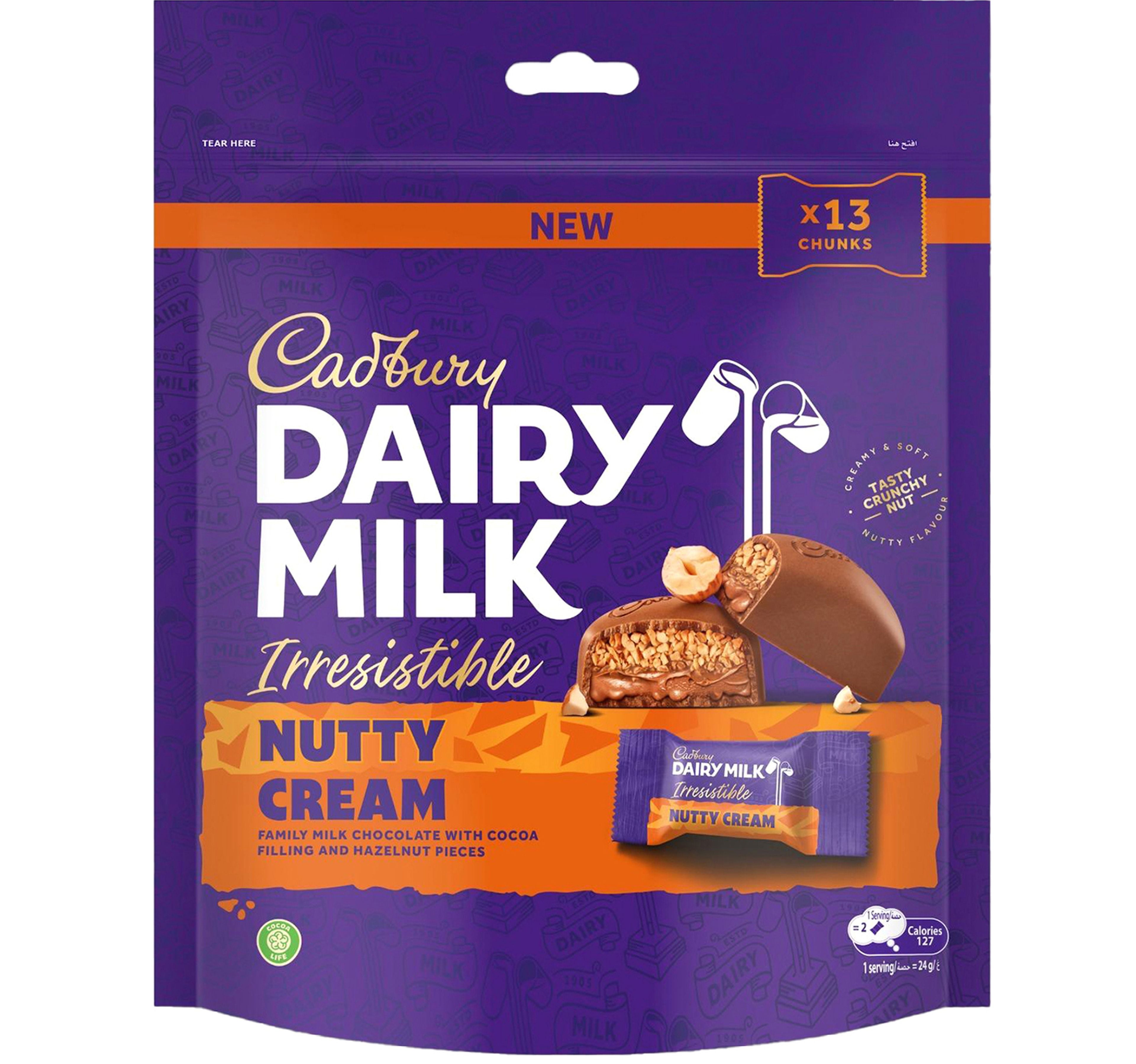 Cadbury-Dairy-Milk-Irresistible-Nutty-Cream-Hazelnut-Chocolate-Bags-13-pcs-136.5-g