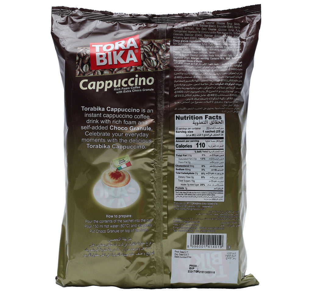 Tora Bika Cappuccino Bag 500 g