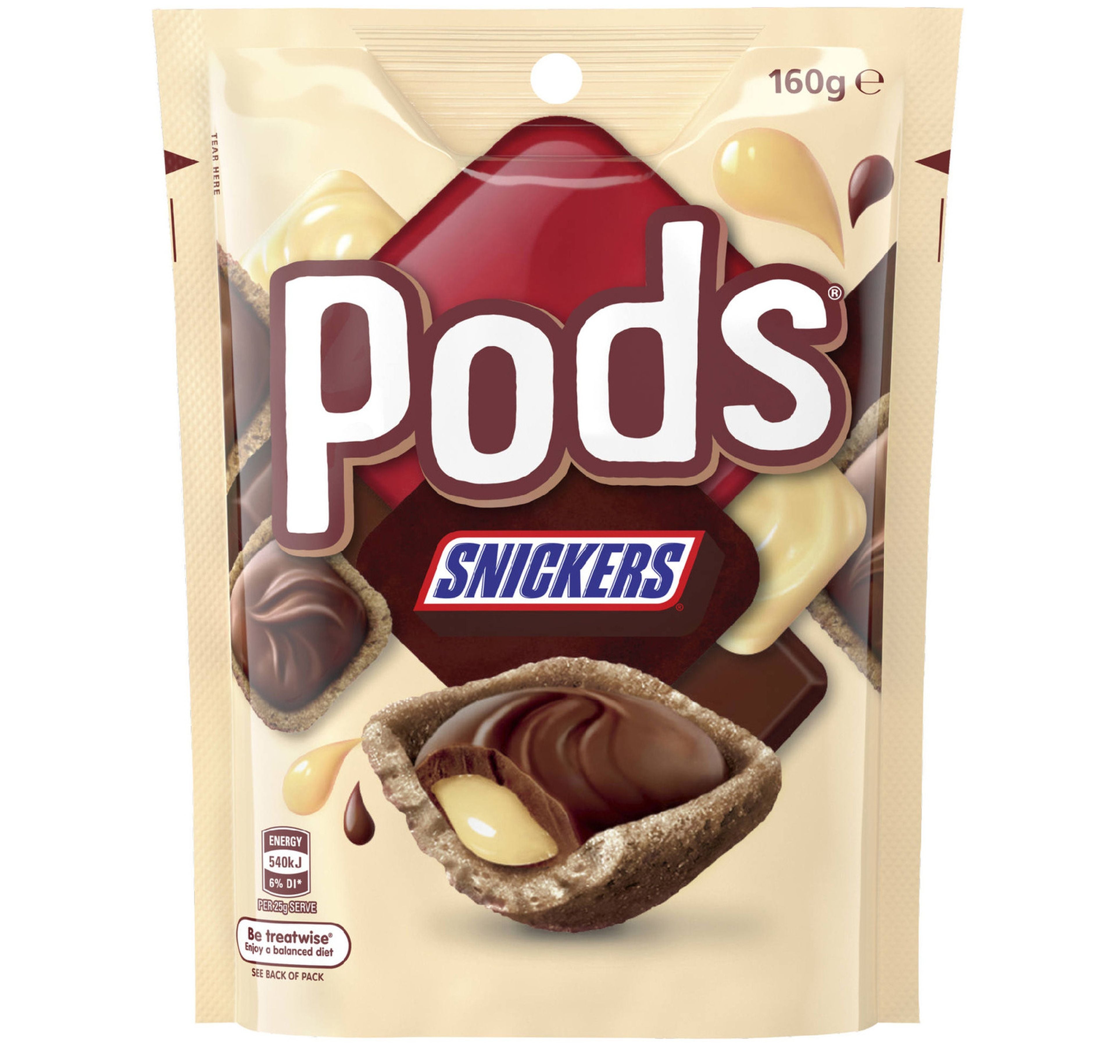 Pods-Snickers-160-g