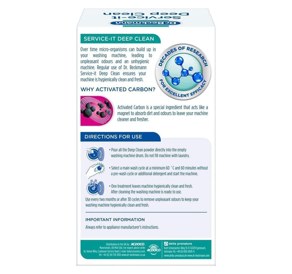 Dr. Beckmann Deep Clean Washing Machine Hygiene Cleaner 250 g