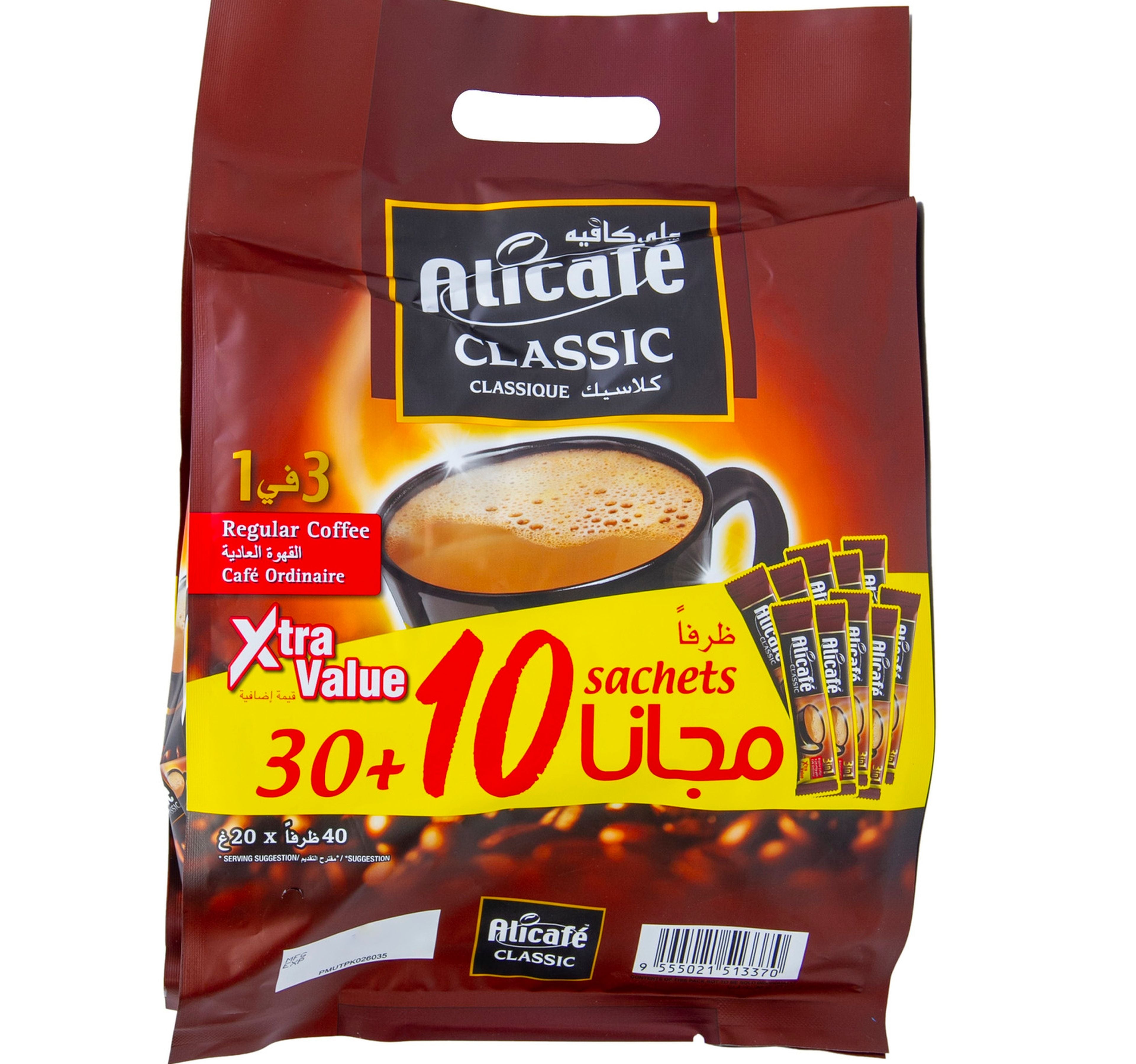 Alicafe Classic 3in1 Coffee 20 g 30+10