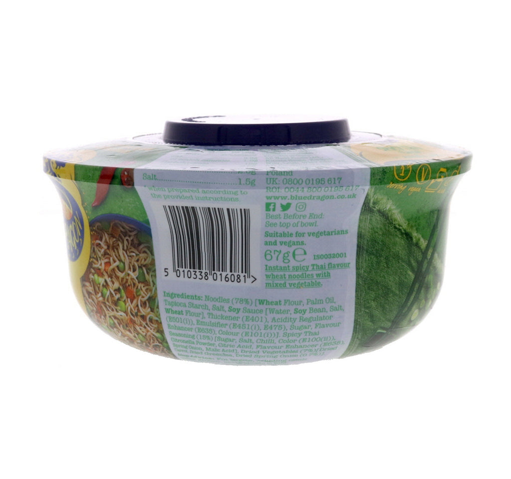 Blue Dragon Noodles Spicy Thai Flavour 67 g