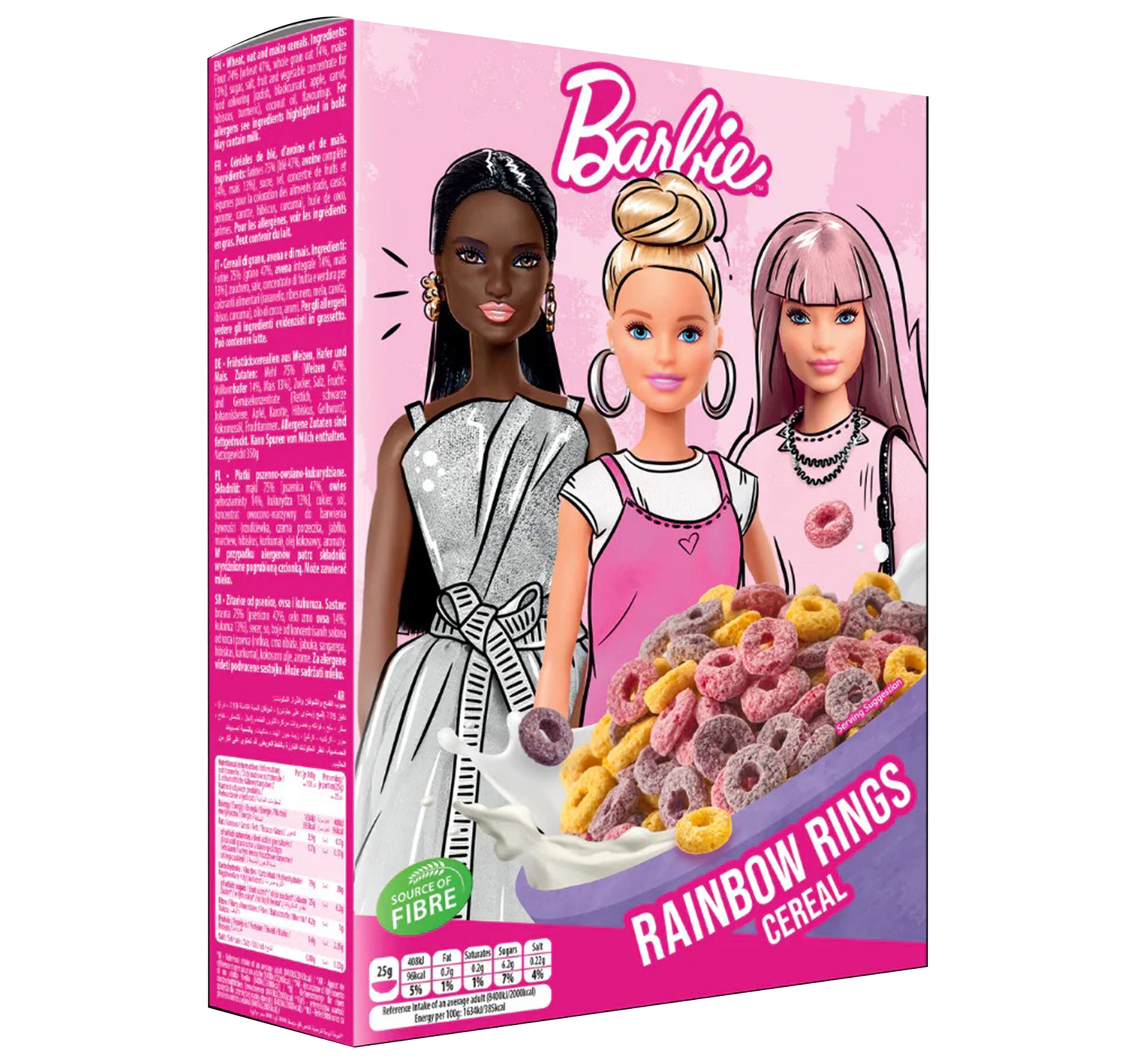 Barbie Rainbow Loops Cereal 350 g