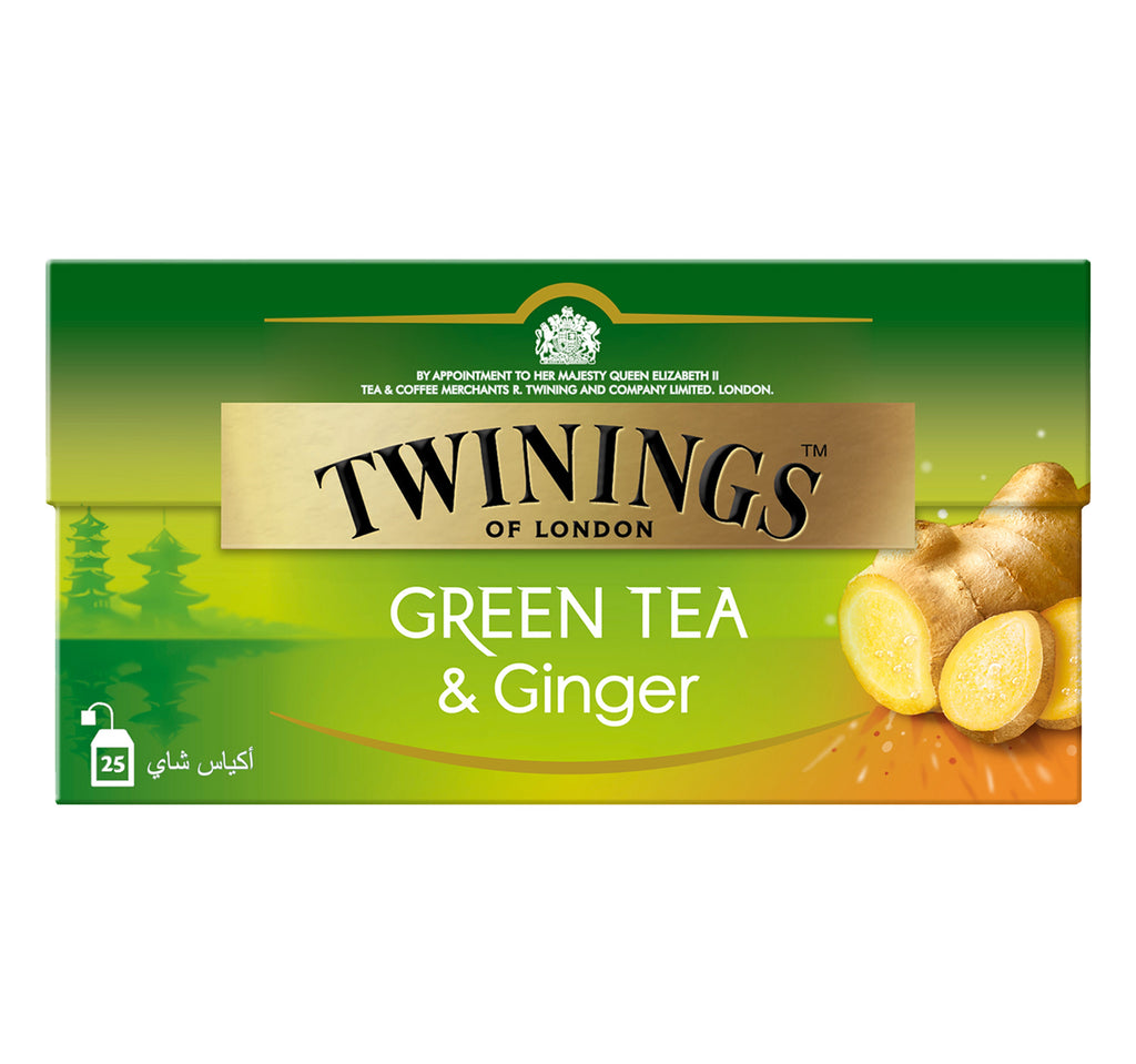 Twinings Green Tea And Ginger 25 Teabags
