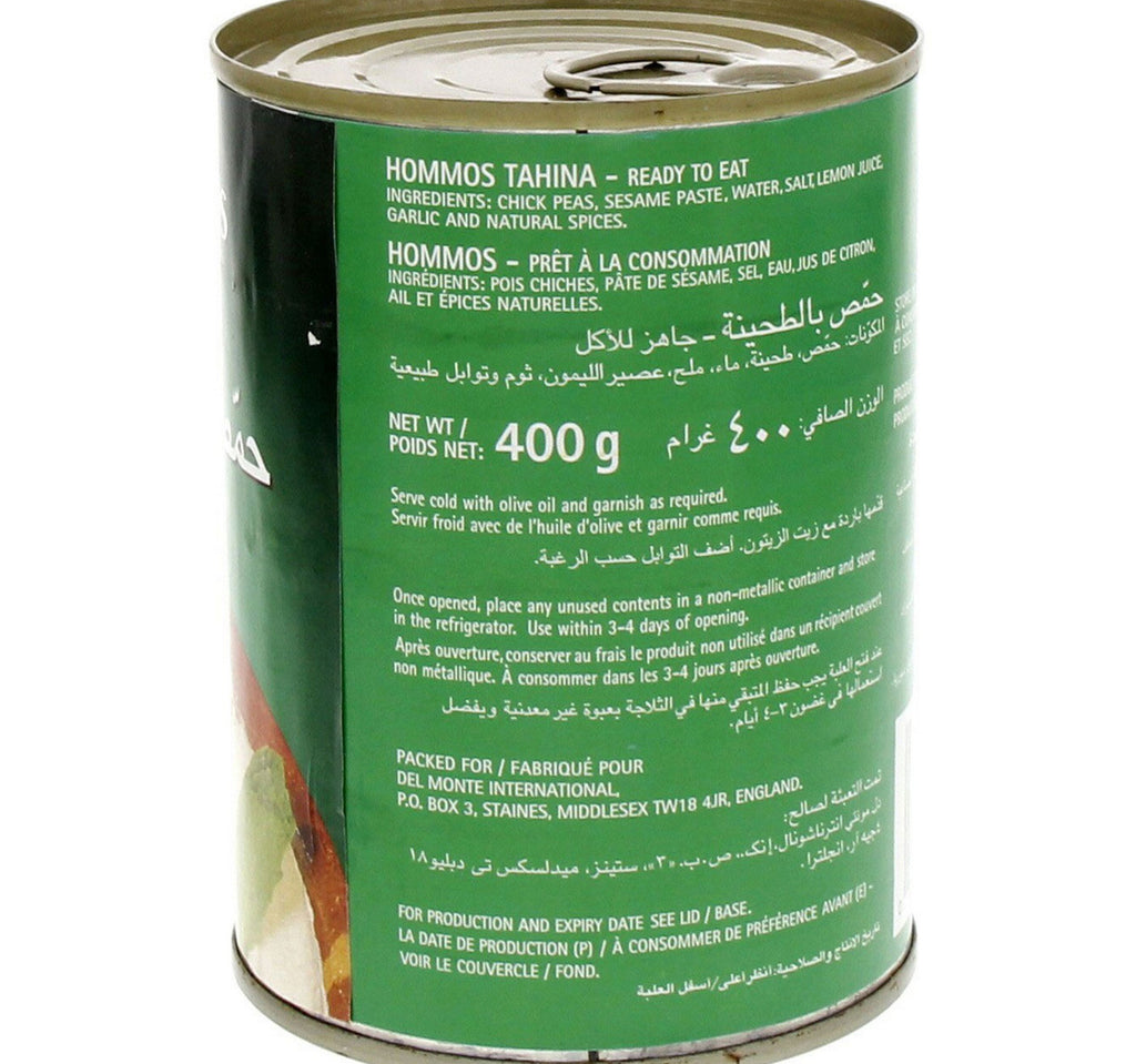 Del Monte Hommos Tahina 400 g