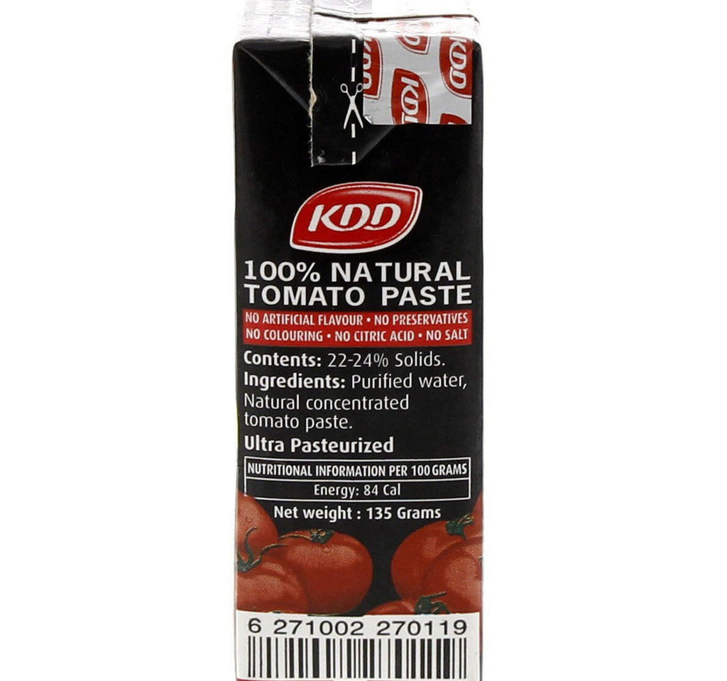 KDD Tomato Paste 8 x 135 g