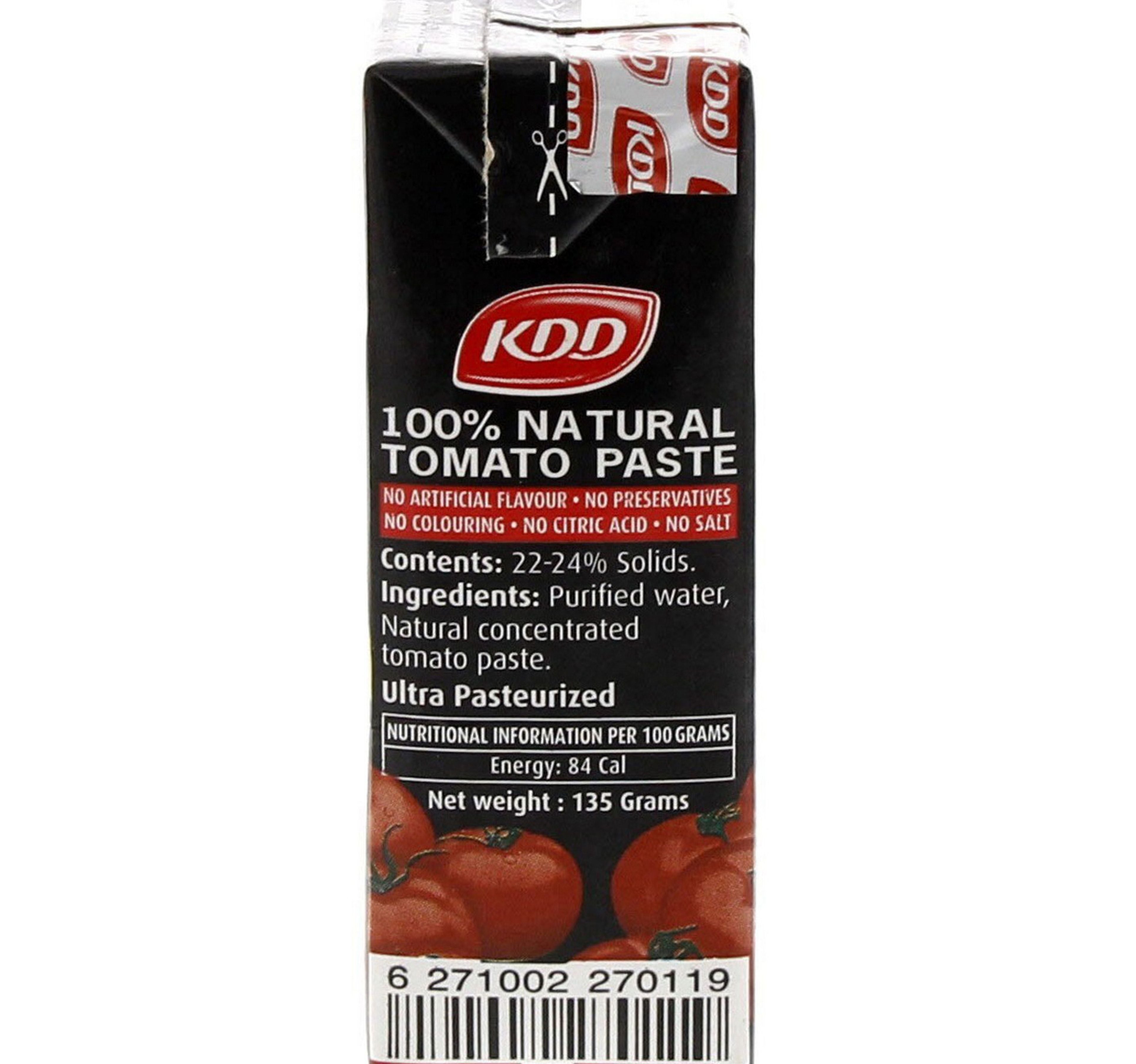 KDD Tomato Paste 8 x 135 g