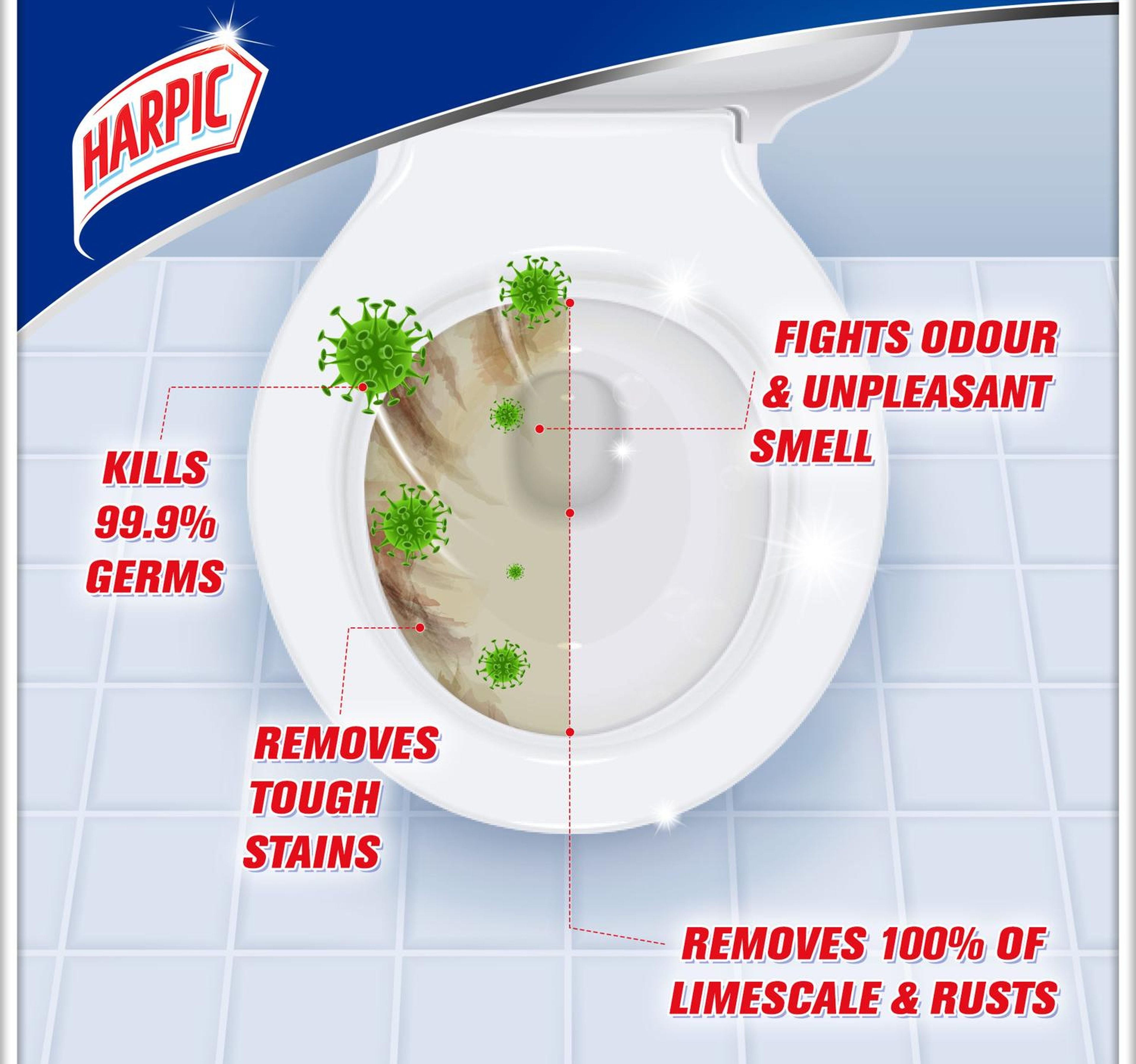 Harpic Floral Toilet Cleaner 750 ml