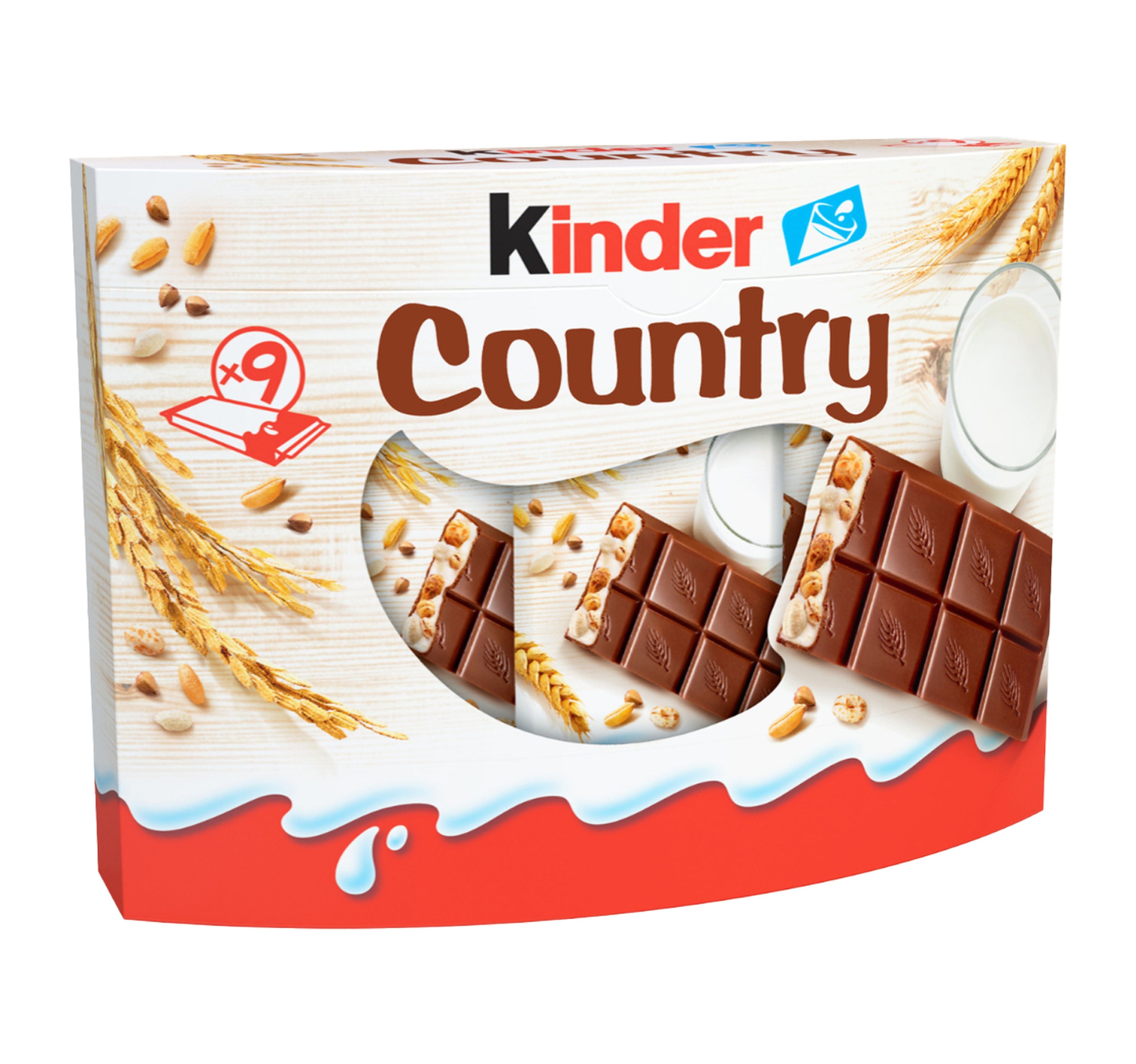 Kinder-Country-Milk-Chocolate-Bars-With-Milky-Filling-and-Cereals-9-Bars-211.5-g