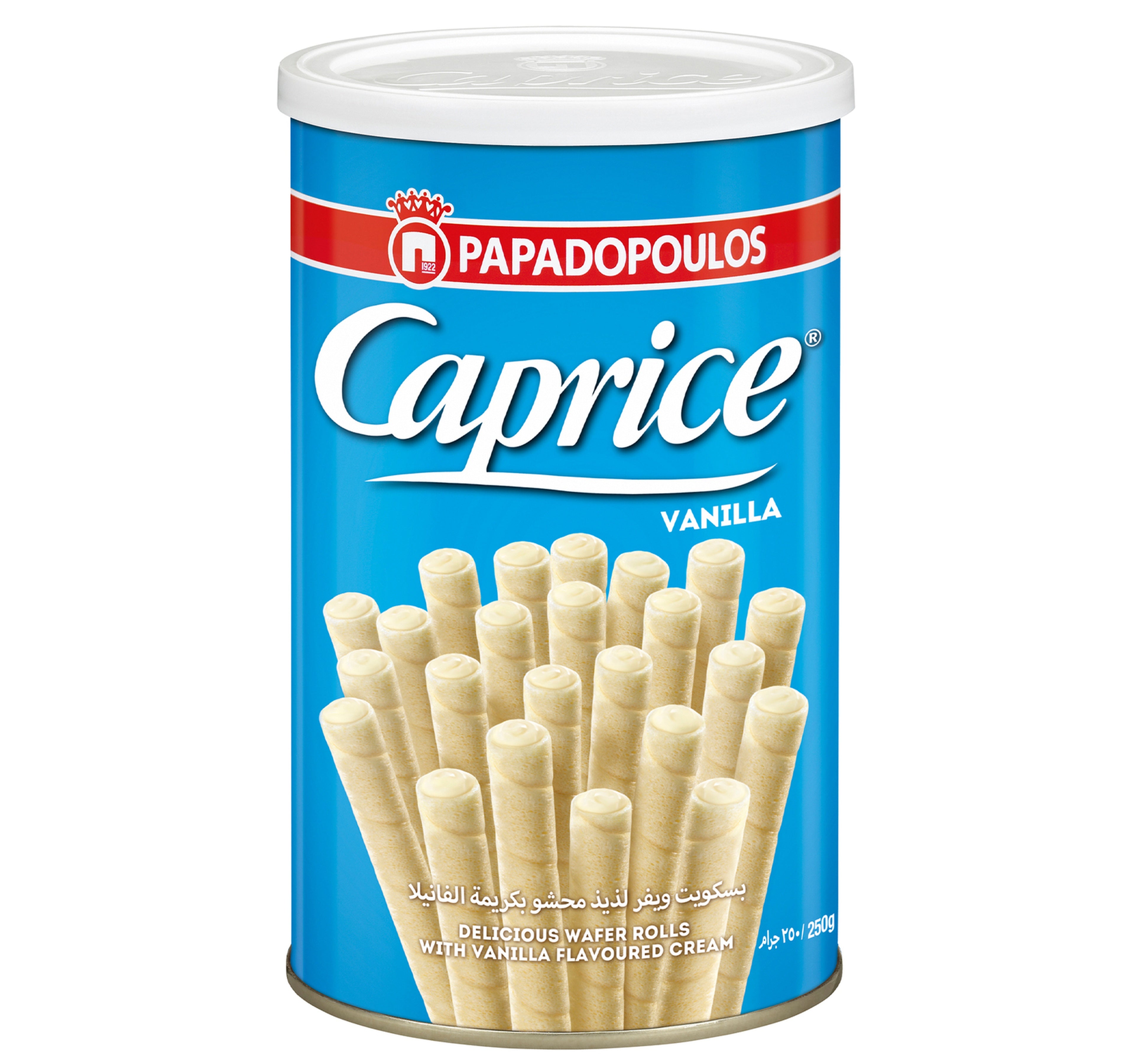 Papadopoulos-Caprice-Wafer-Rolls-with-Vanilla-Flavoured-Cream-250-g