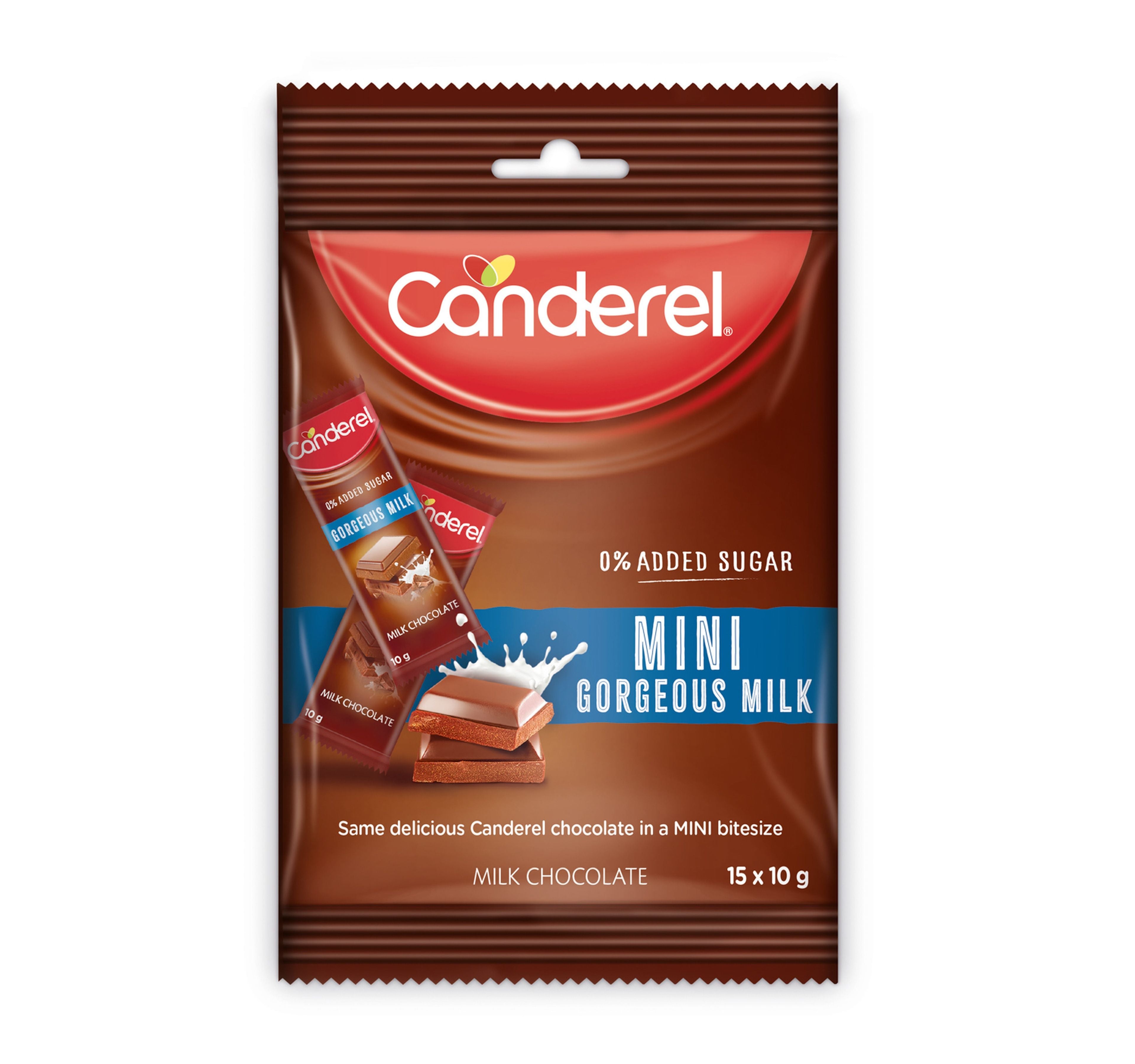 Canderel-0%-Added-Sugar-Gorgeous-Mini-Milk-Chocolate-150-g