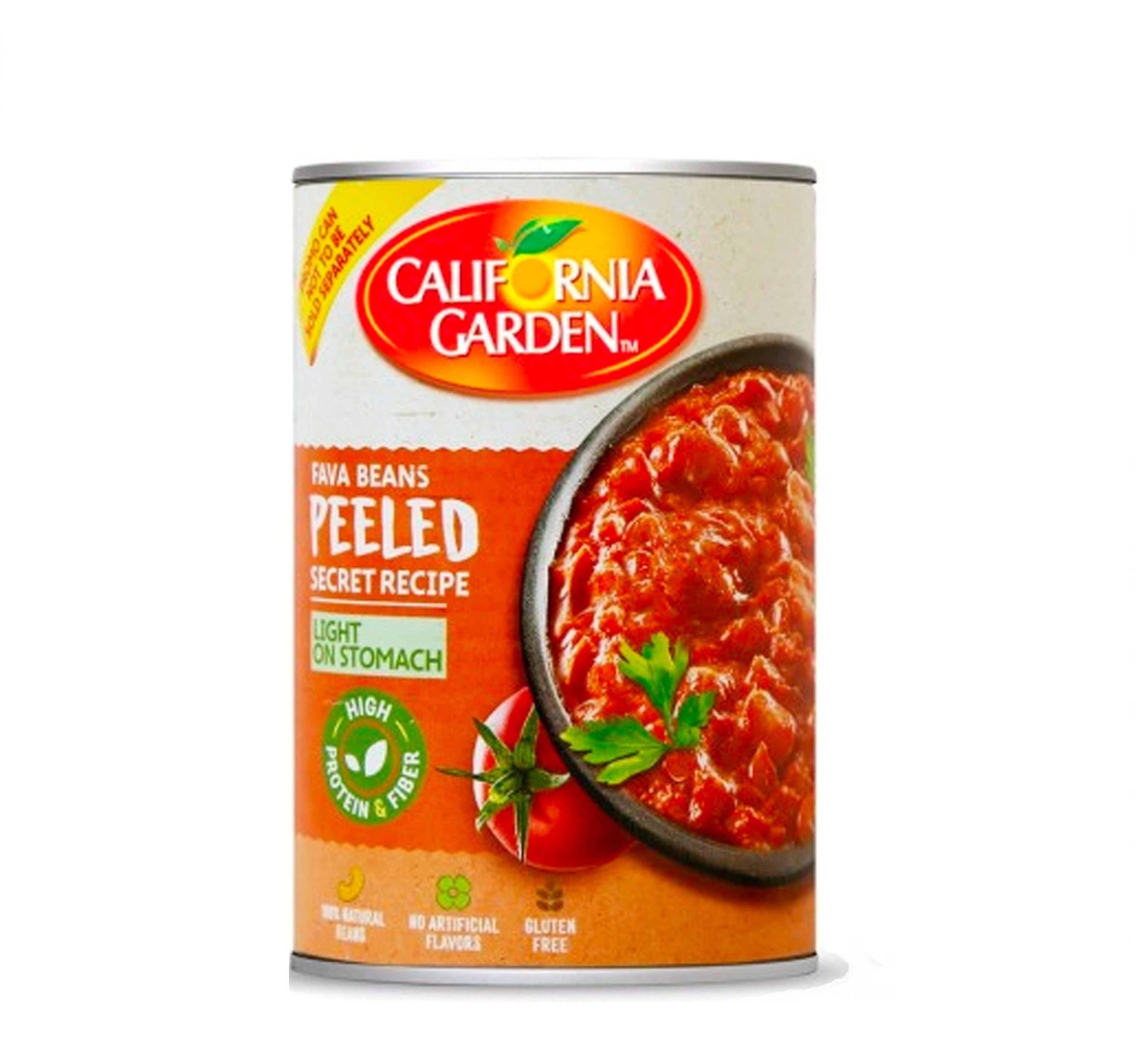 California Garden Peeled Fava Beans Secret Recipe 4 x 450 g
