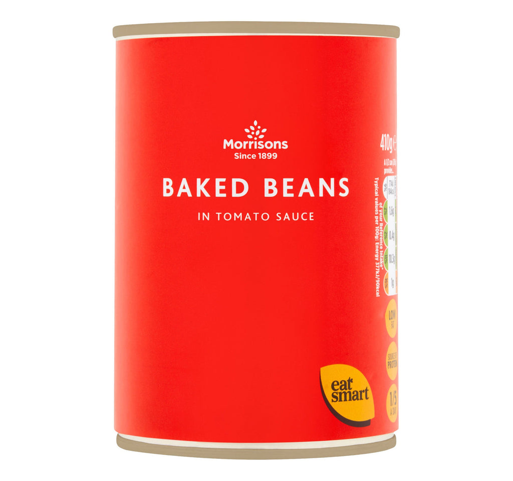 Morrison's Baked Beans In Tomato Sauce 410 g