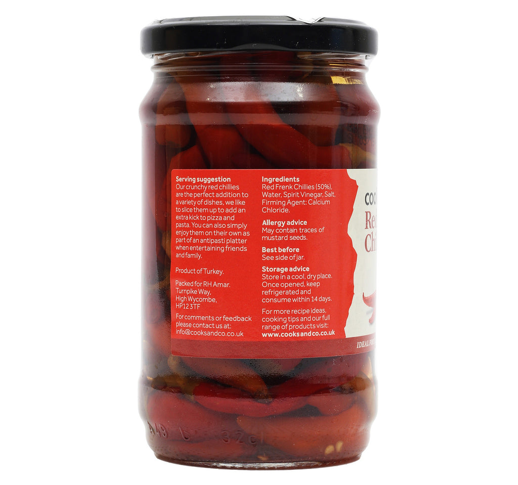 Cooks & Co Red Chillies 300 g