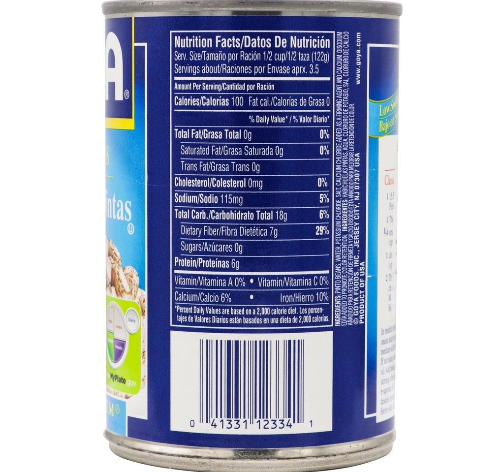 Goya Pinto Beans Low Sodium 439 g
