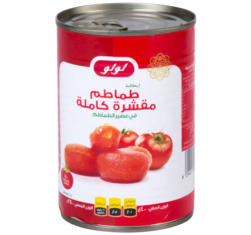 LuLu Whole Peeled Tomatoes in Tomato Juice 400 g