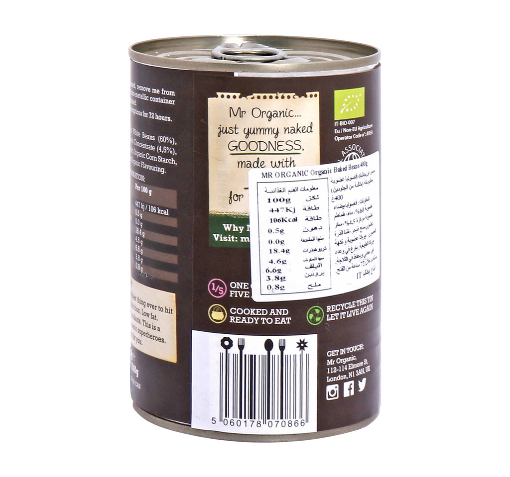 Mr. Organic Organic Baked Beans 400 g