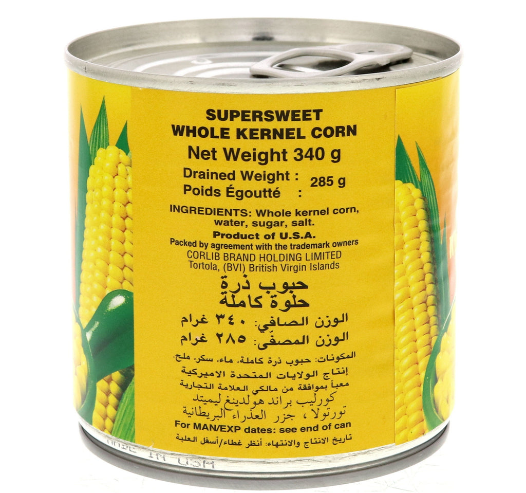 Libby's Supersweet Whole Kernel Corn 340 g
