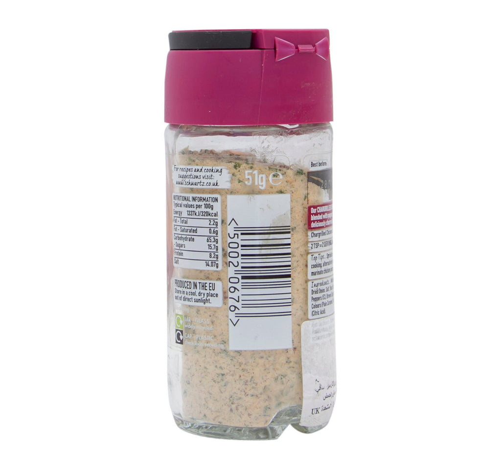 Schwartz Pepper And Garlic Chargrilled Chicken Seasoning 51 g