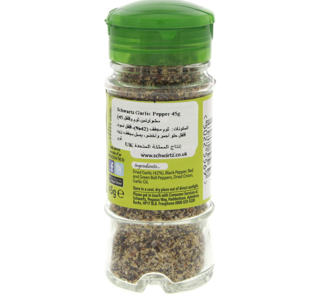 Schwartz Garlic Pepper 45 g