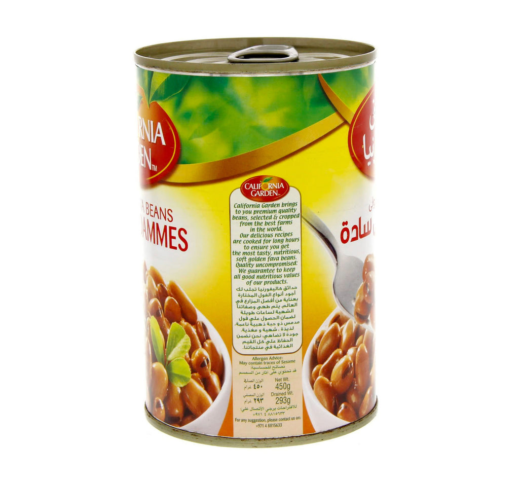 California Garden Premium Fava Beans Value Pack 4 x 450 g