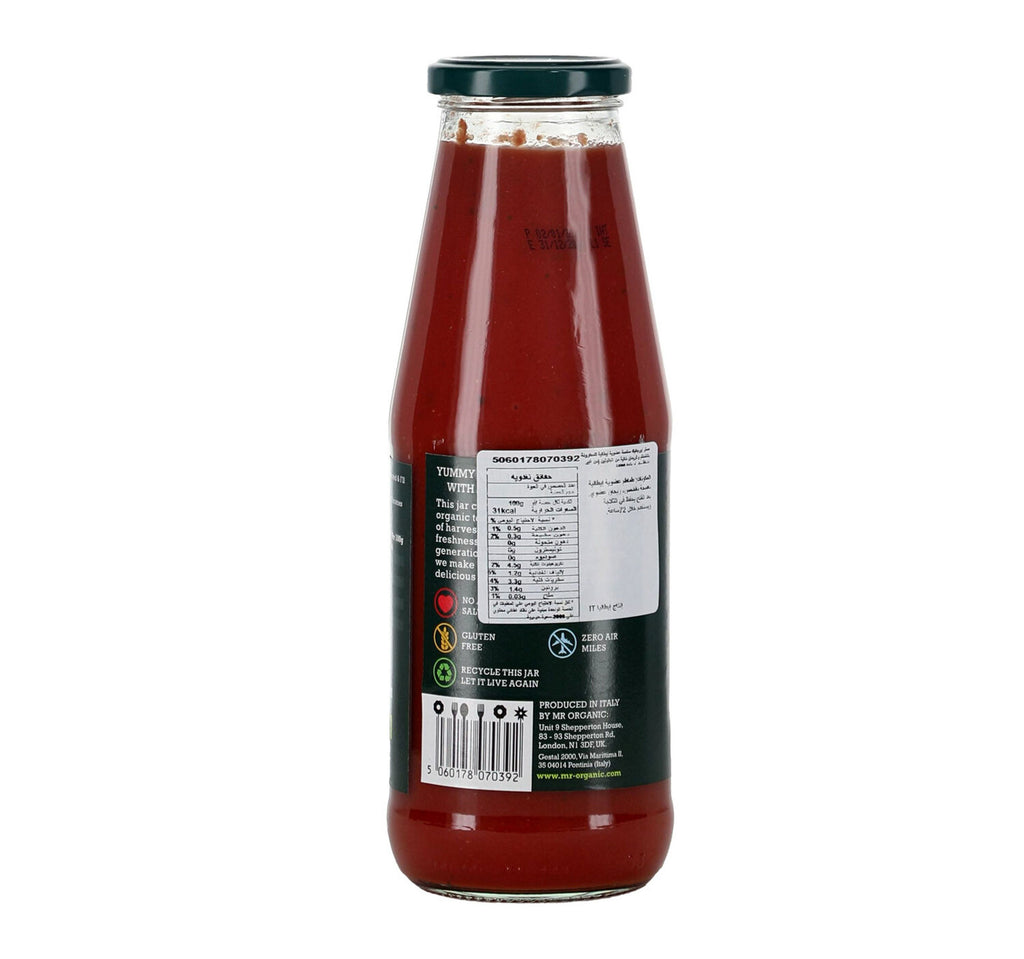 Mr Organic Passata with Basil 690 g