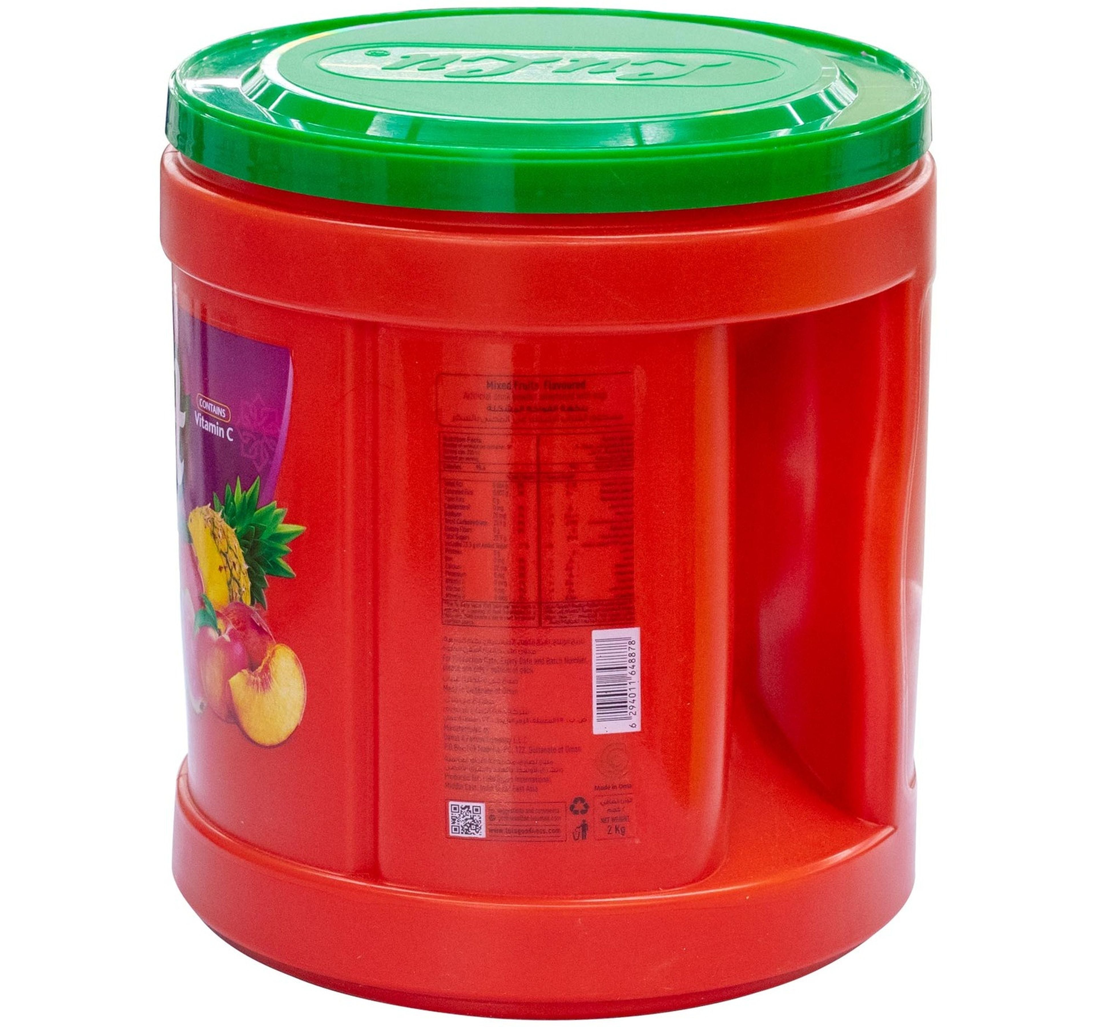 LuLu Mixit Mixed Fruits Flavoured Instant Powdered Drink 2 kg