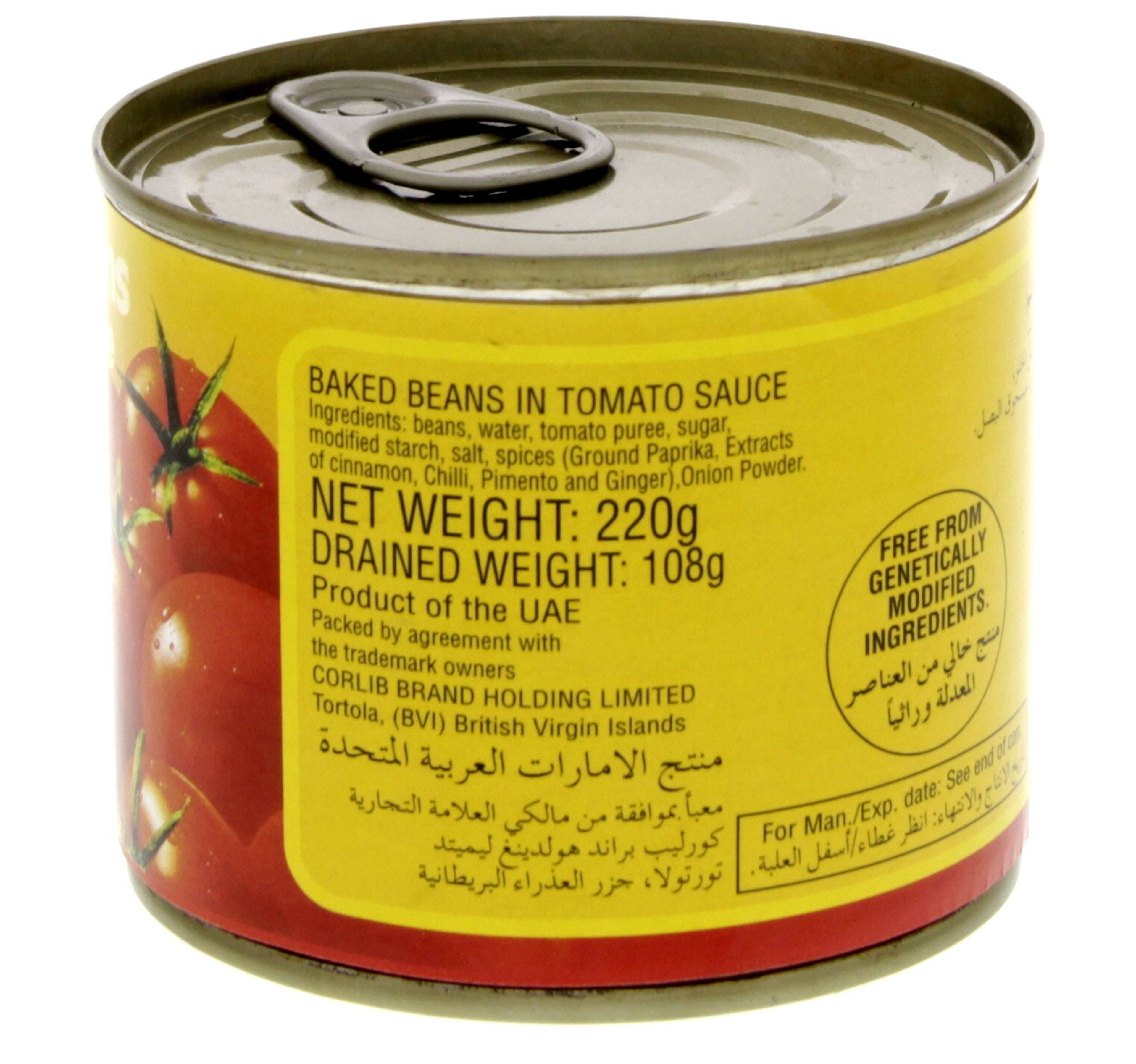 Libby's Baked Beans In Tomato Sauce 220 g