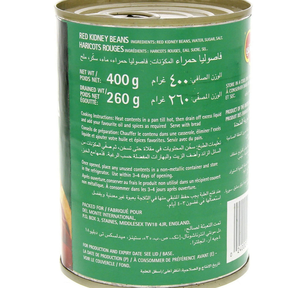 Del Monte Red Kidney Beans 400 g