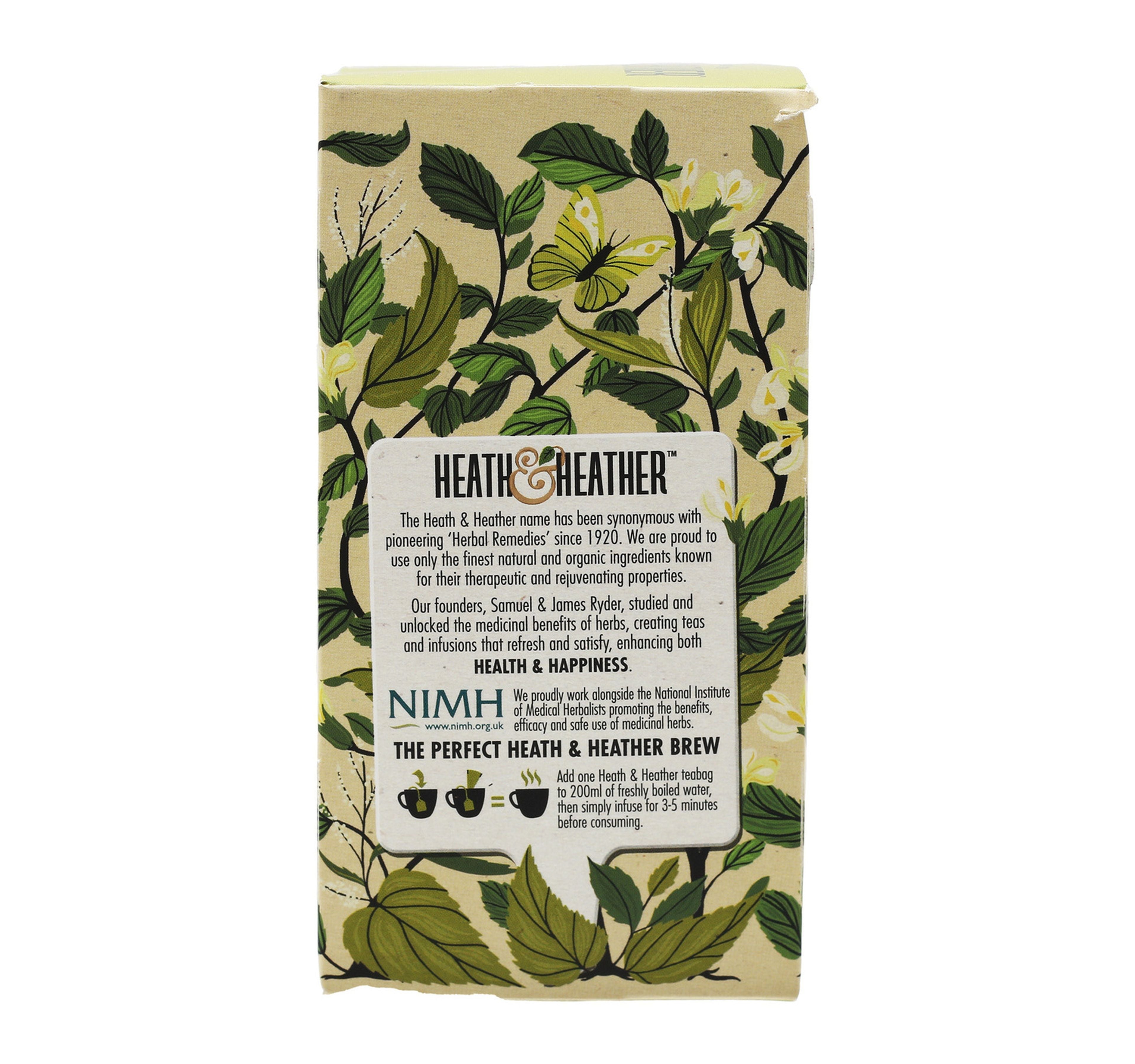 Heath & Heather Organic Nettle Tea 20 Teabags