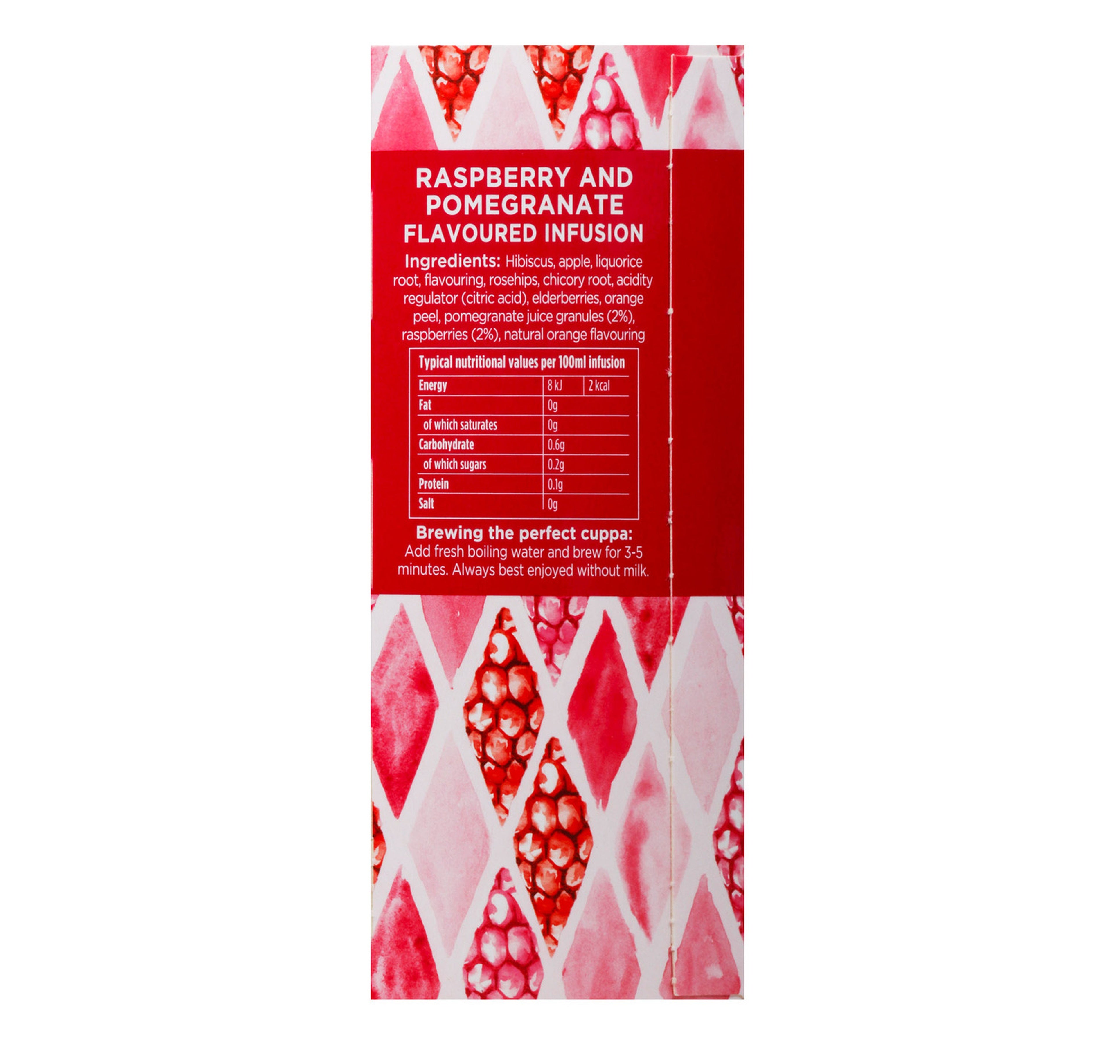 Tetley Tea Raspberry & Pomegranate 25 pcs