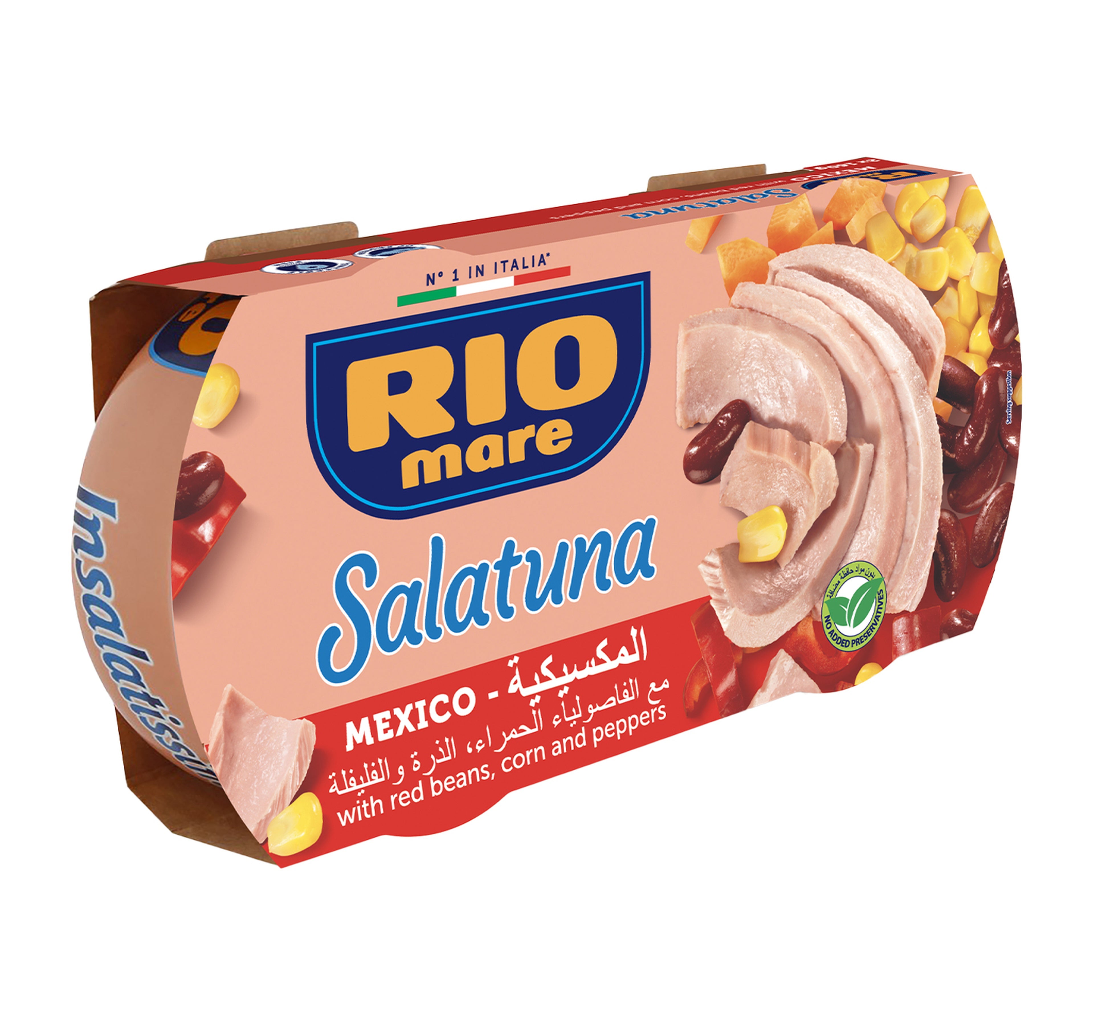 Rio Mare Salatuna Mexico with Red Beans Corn and Peppers 2 x 160 g