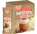Nescafe Cappuccino Coffee Mix Unsweetened Taste 10 x 14.2 g