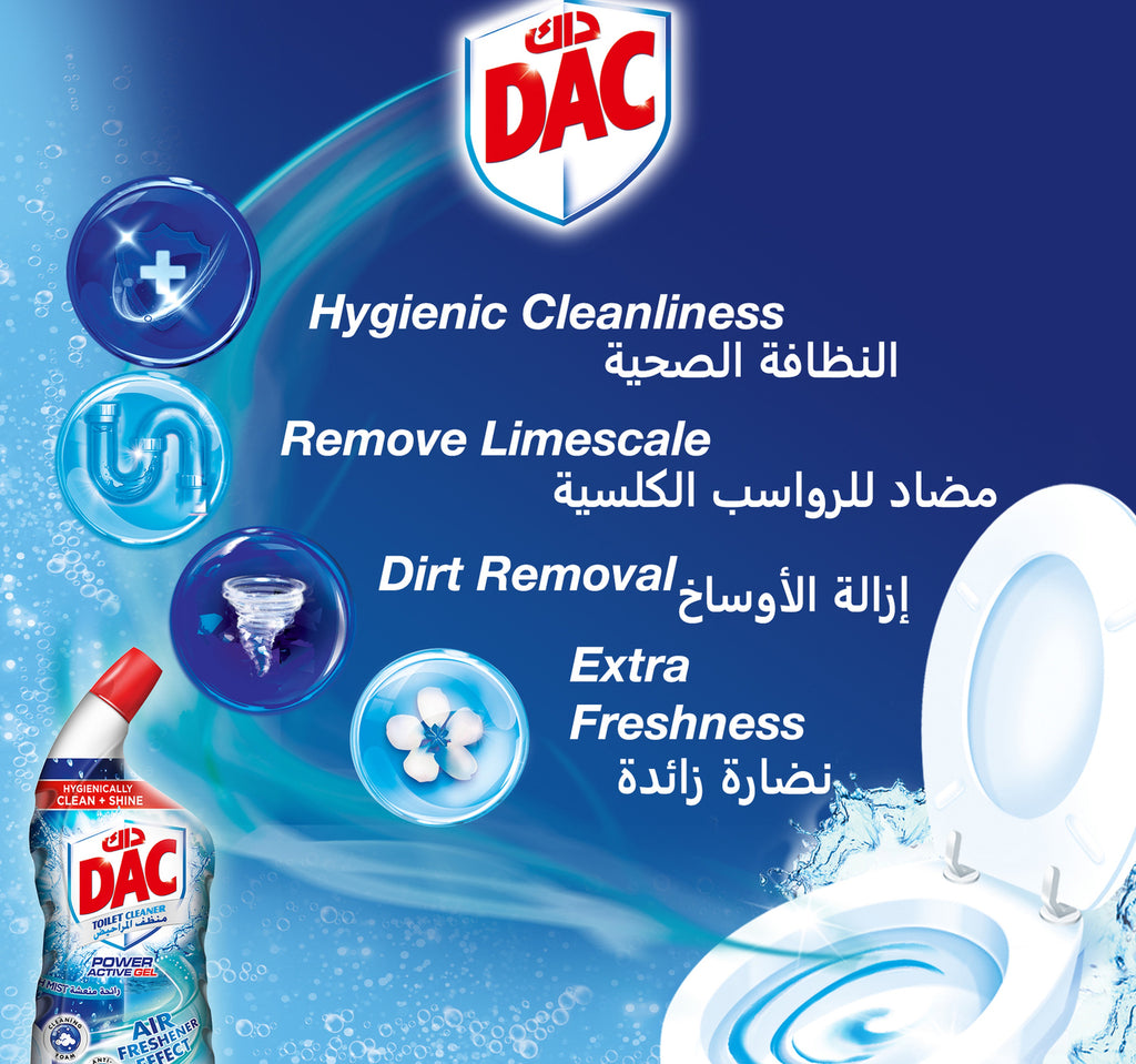 Dac Fresh Mint Toilet Cleaner 750 ml
