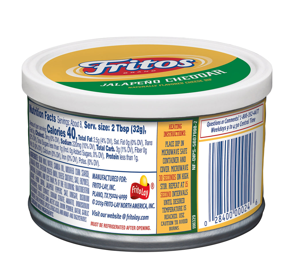 Fritos Jalapeno Cheddar Cheese Dip 255.1 g