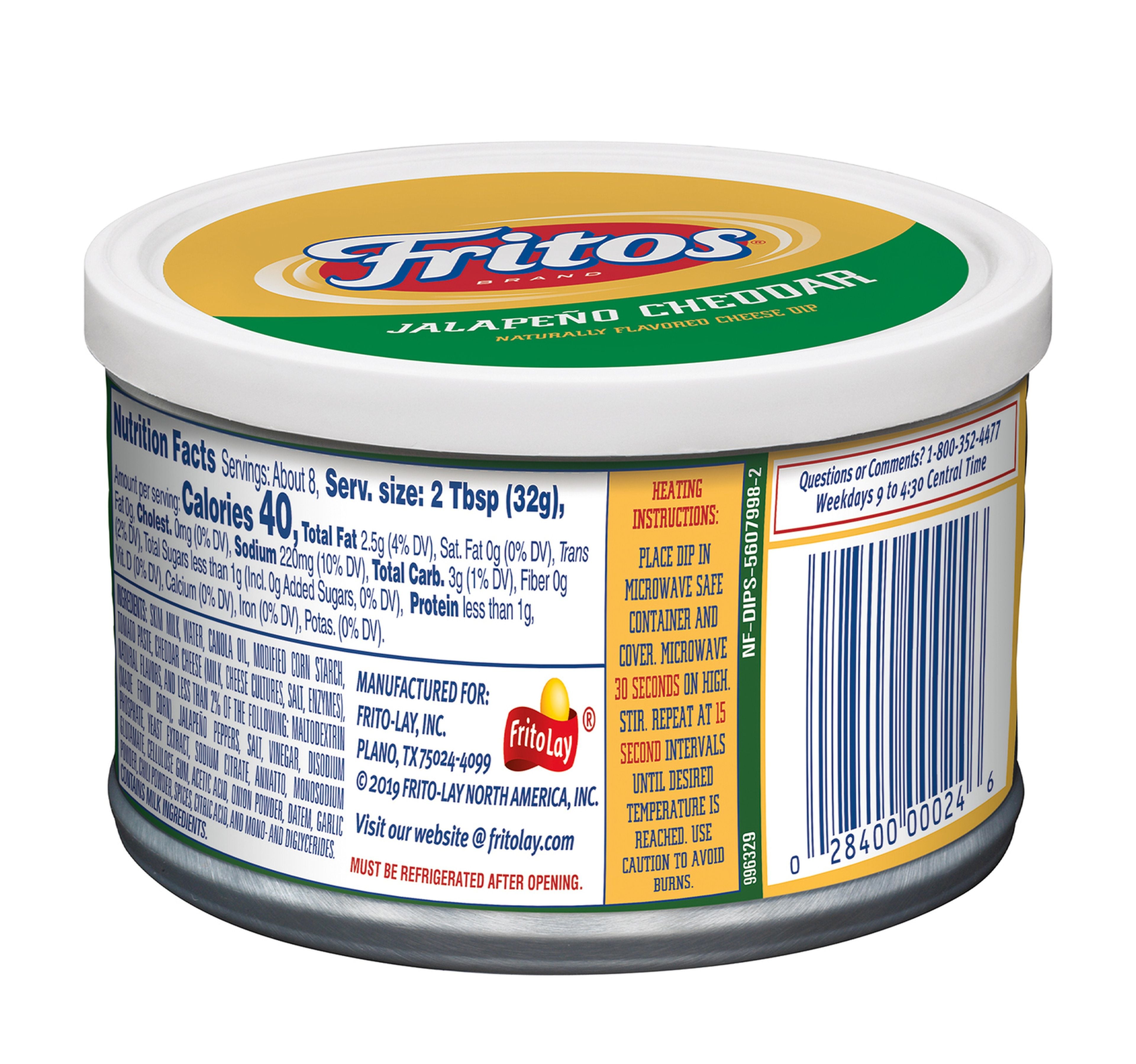Fritos Jalapeno Cheddar Cheese Dip 255.1 g