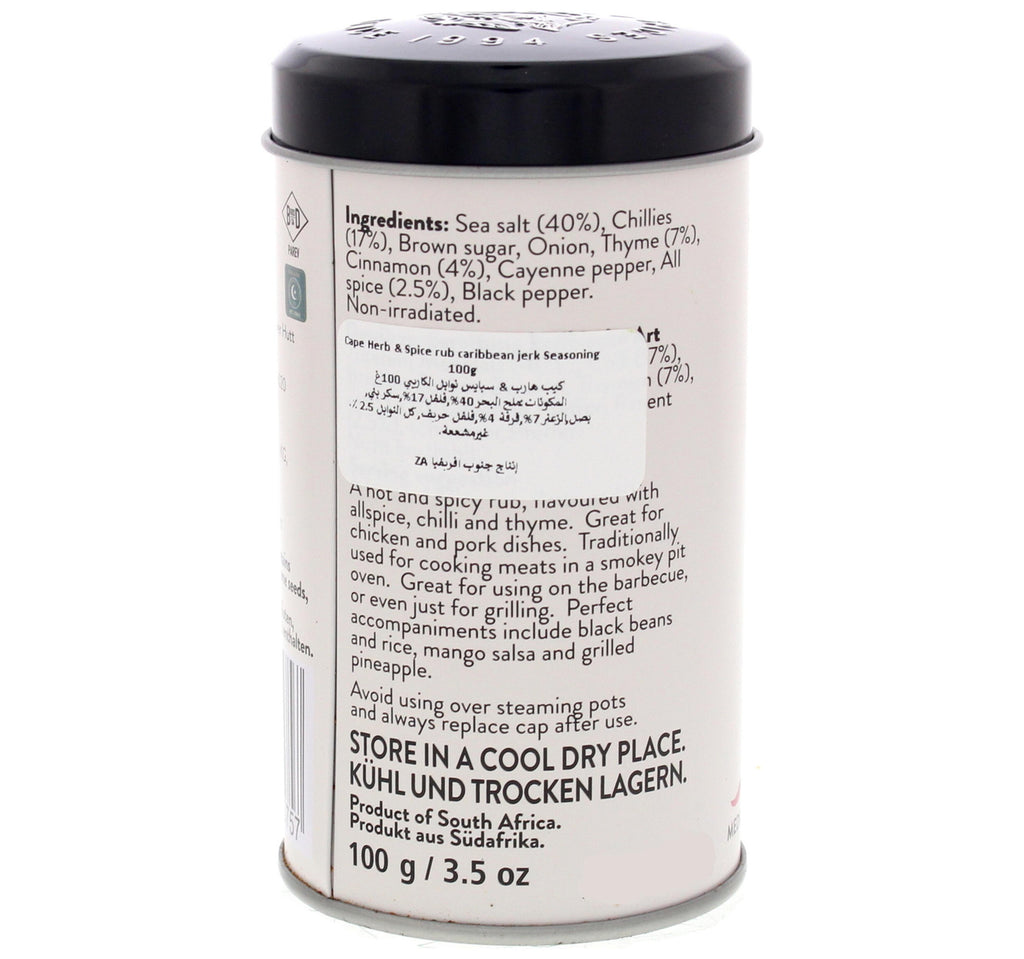 Cape Herb & Spice Rub Caribbean Jerk Seasoning 100 g