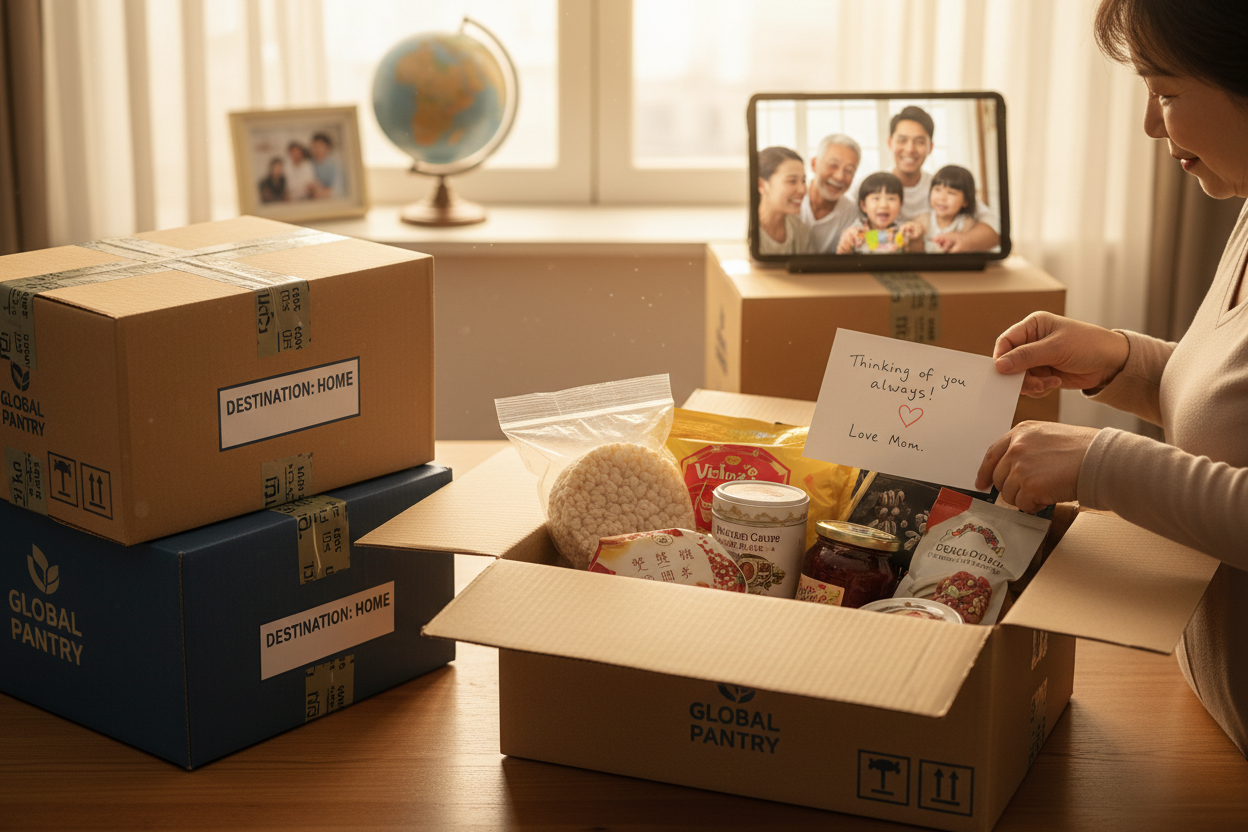 Sending groceries overseas